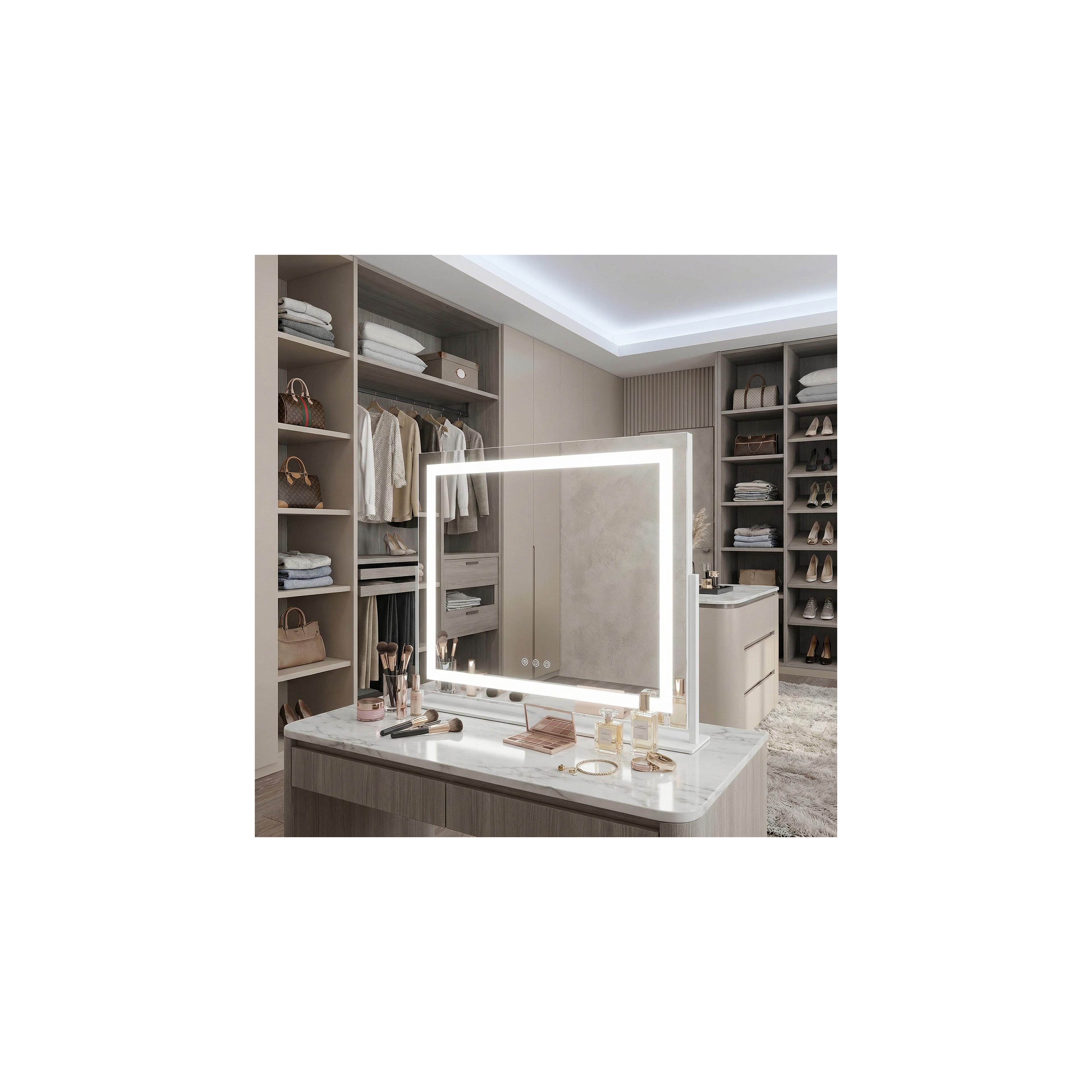 Spiegel LED STUDIO White 58x45