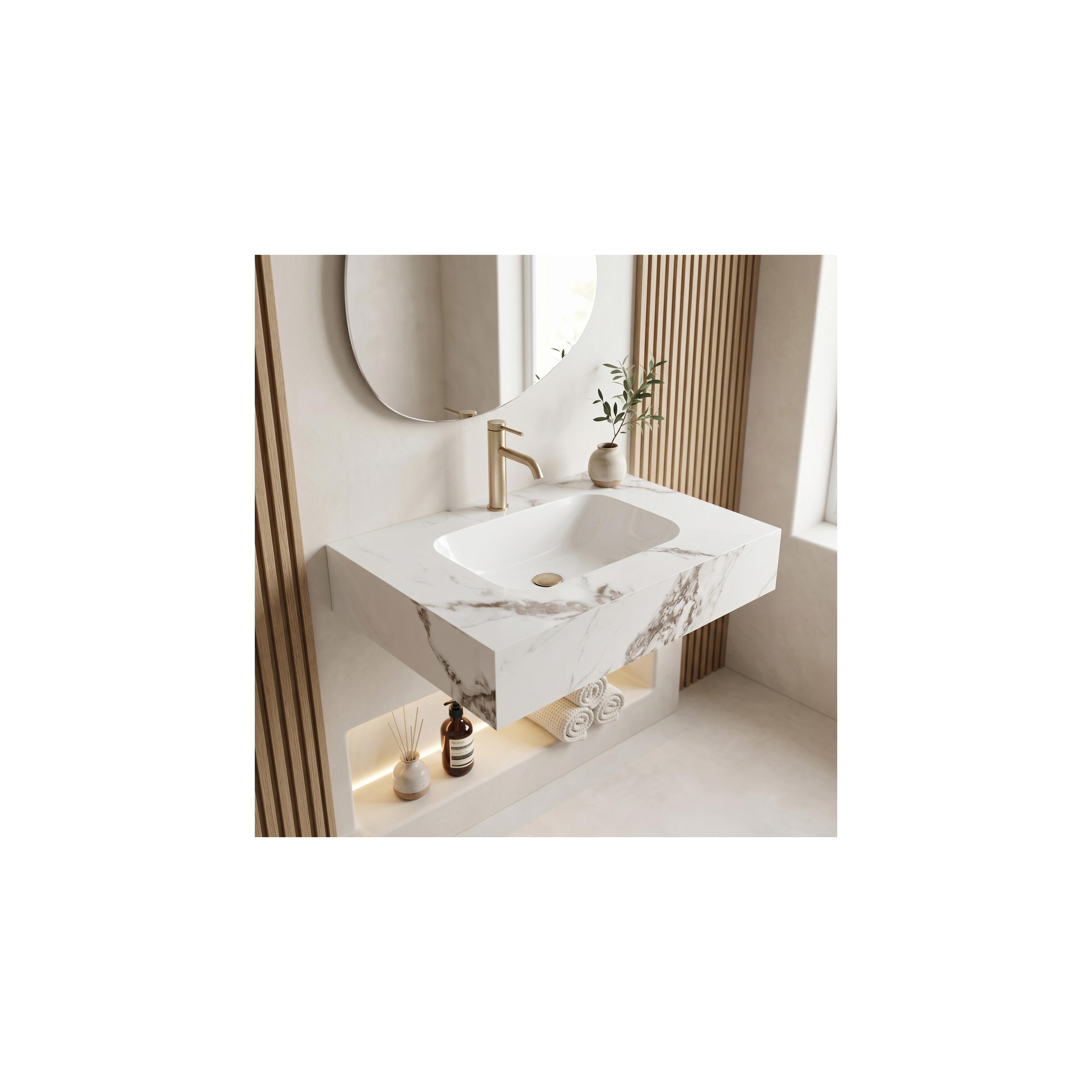 Wandwaschbecken REA Aresa Cold Jade 70