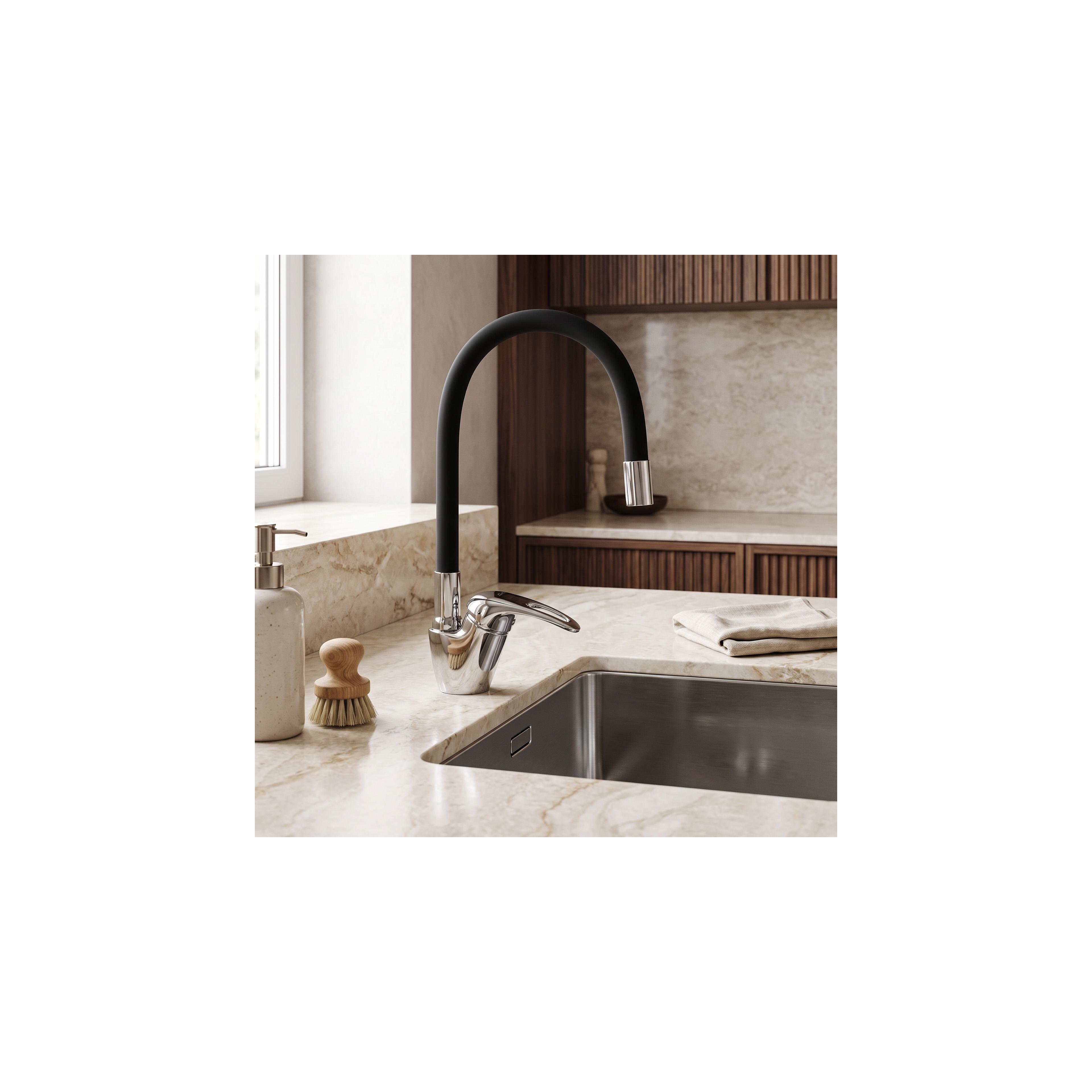 Kitchen faucet Calani LUPI black