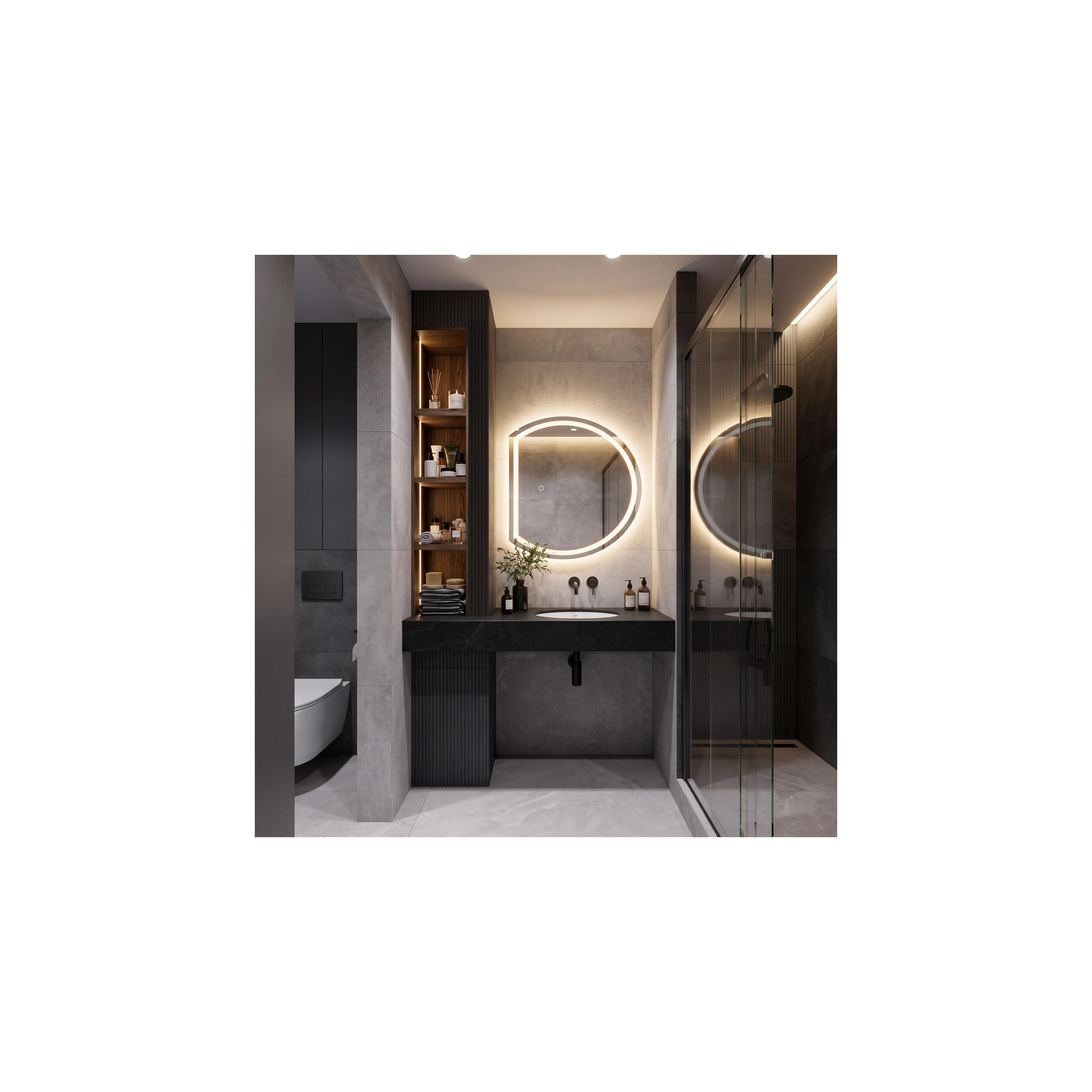 Espejo de pared LED YH-BL-2 54x60cm