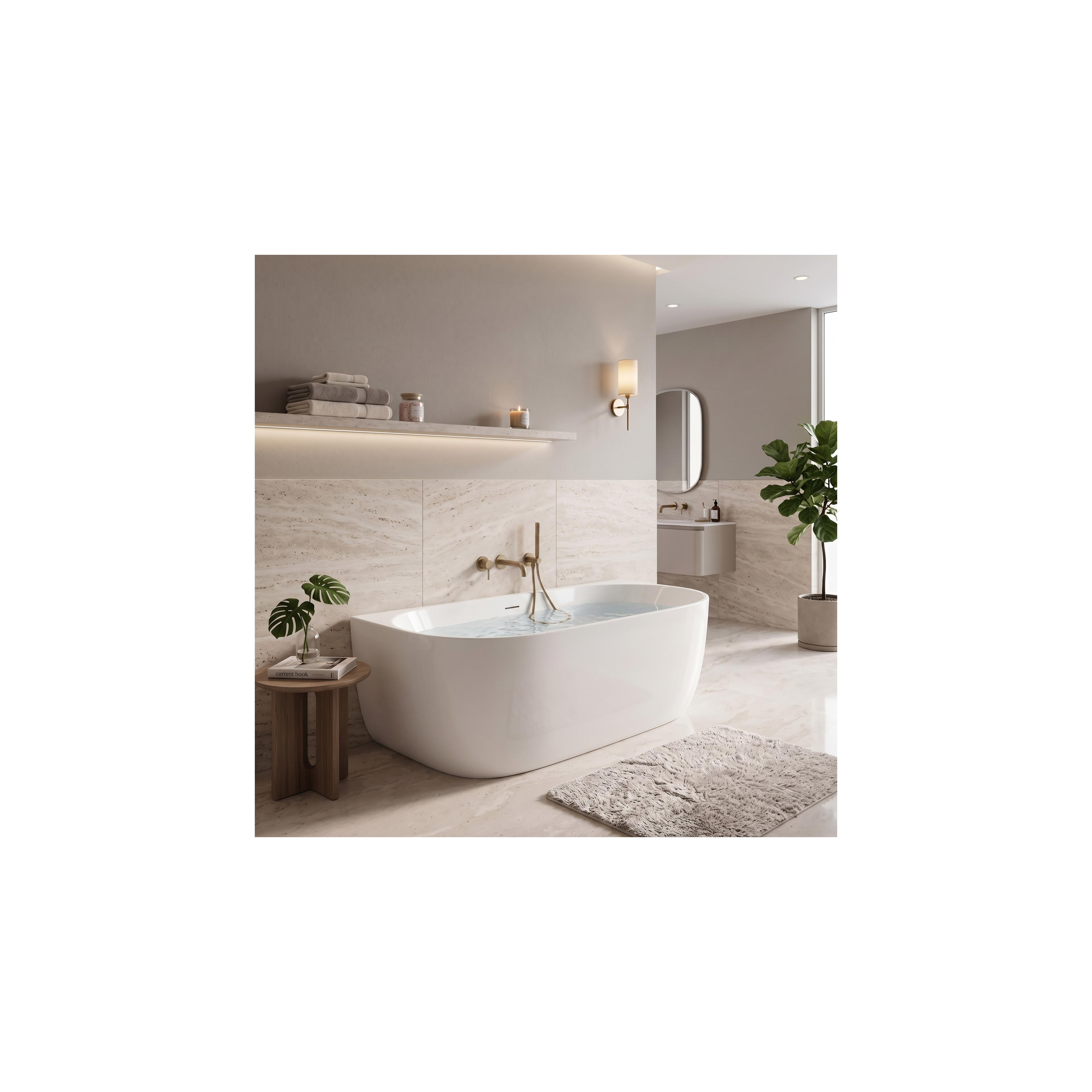 Acryl Wandmontage Badewanne Rea Eris 160cm
