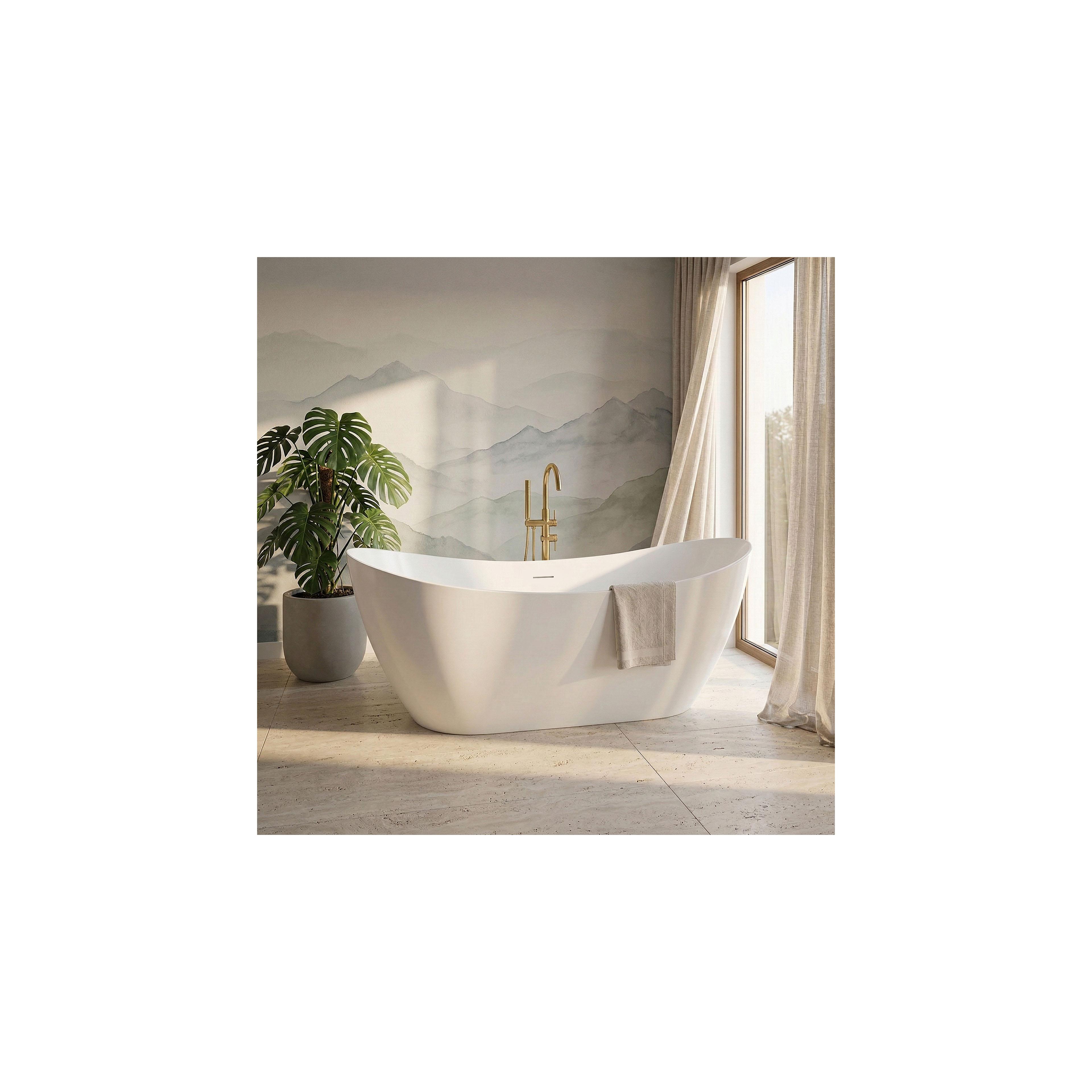 Freistehende Badewanne Rea Ferrano Slim 160