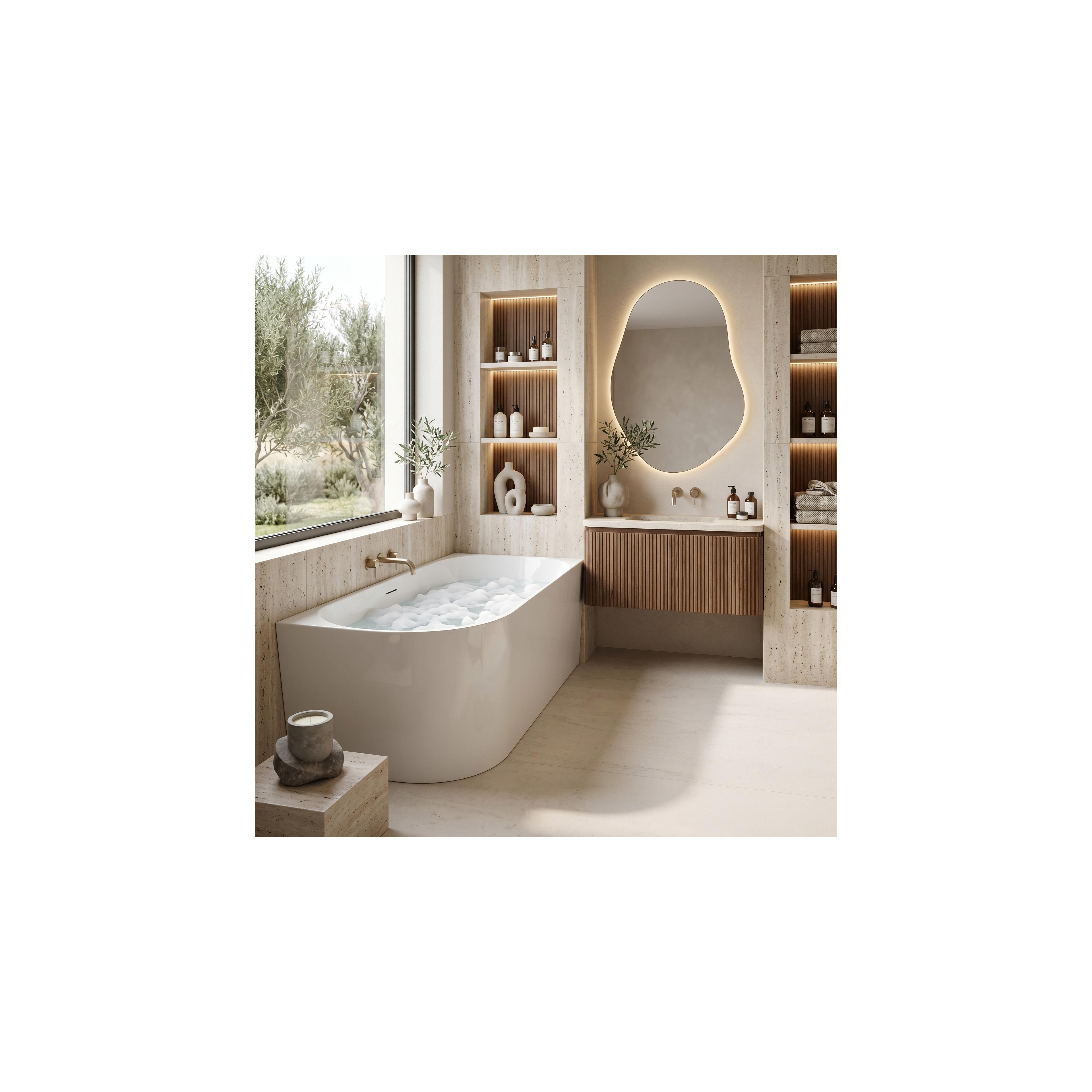 Eckbadewanne aus Acryl REA Bellanto Slim 150 Right