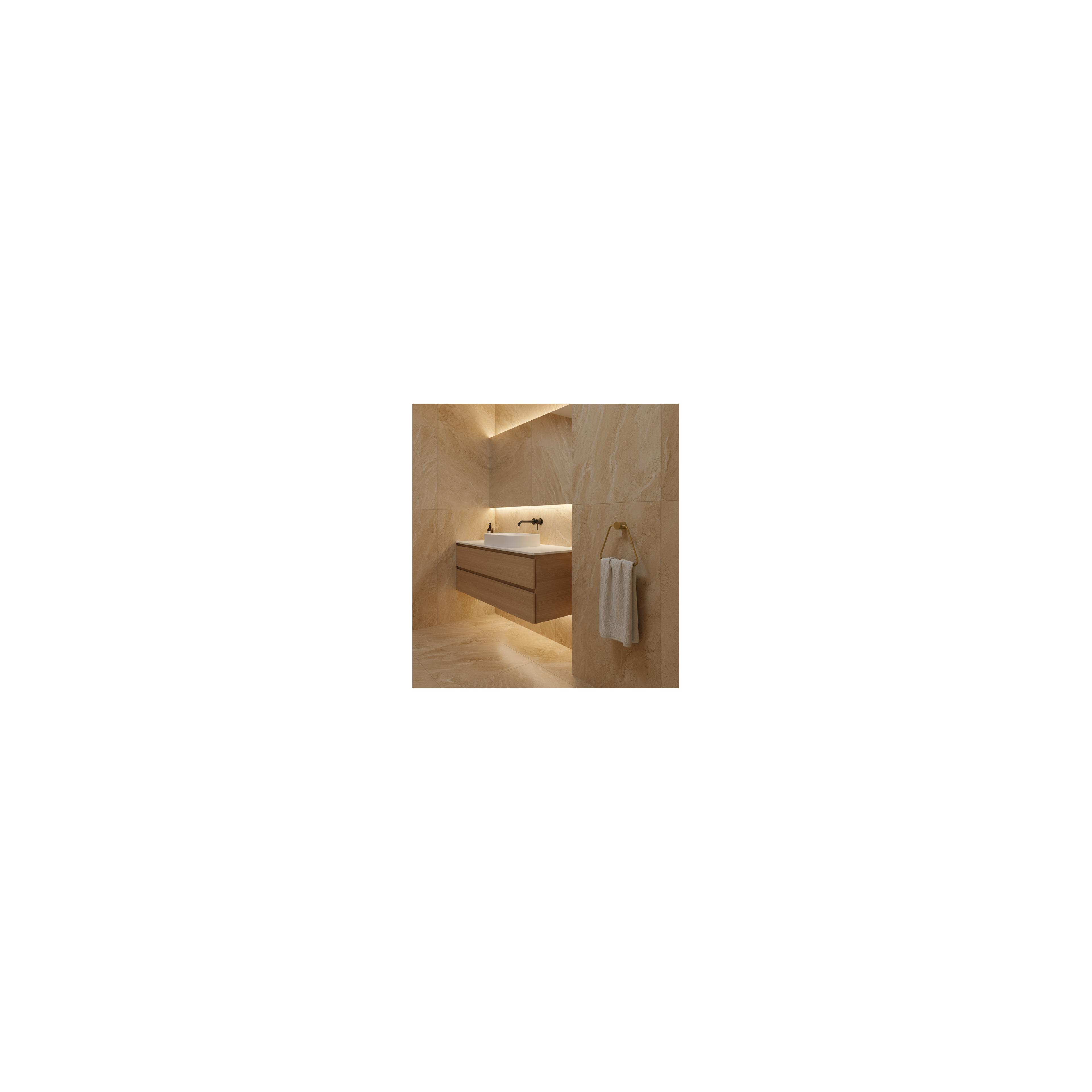 Handtuchhalter Tomi 5810 Brush Gold
