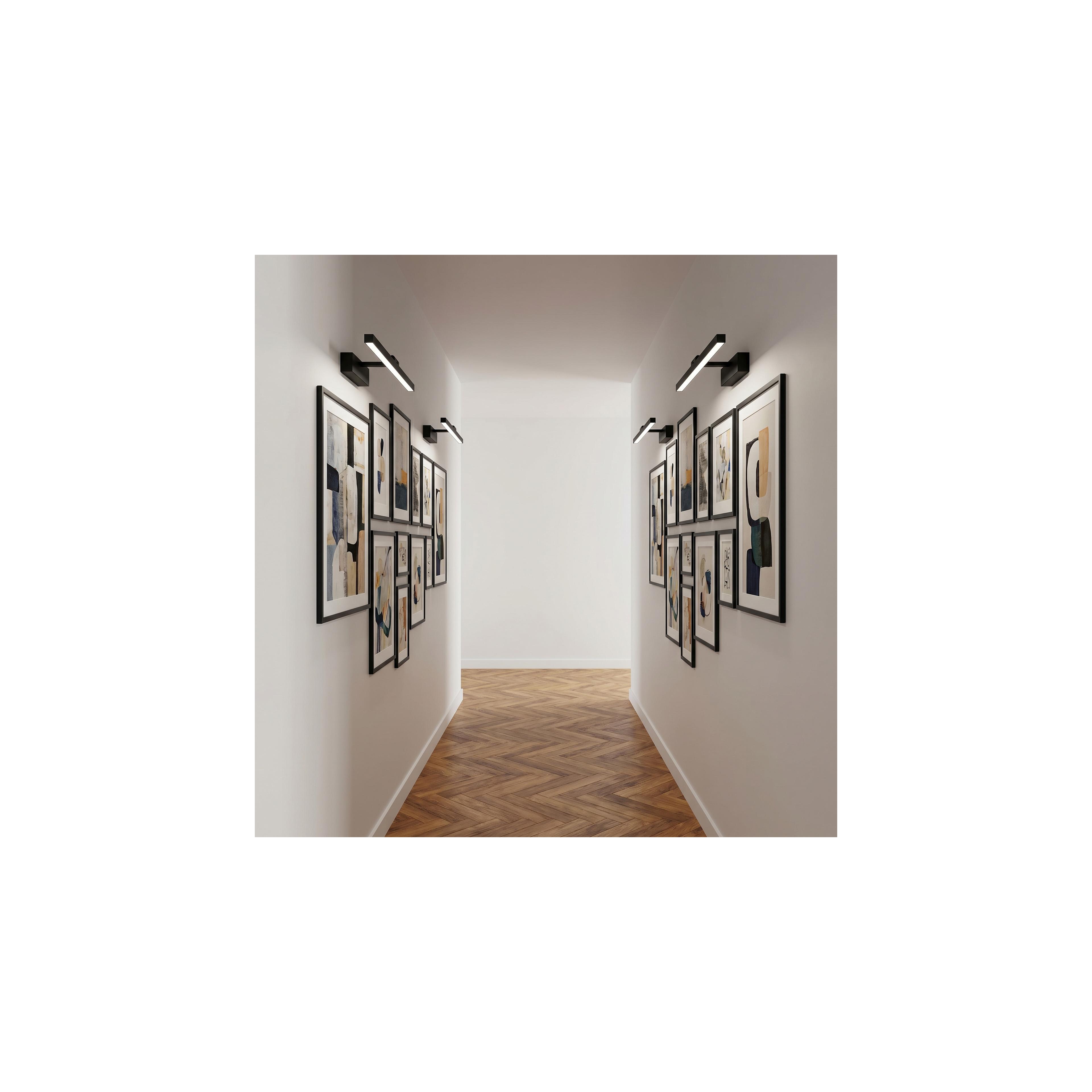 LED аплик за баня  APP1866-1W 40 cm Black