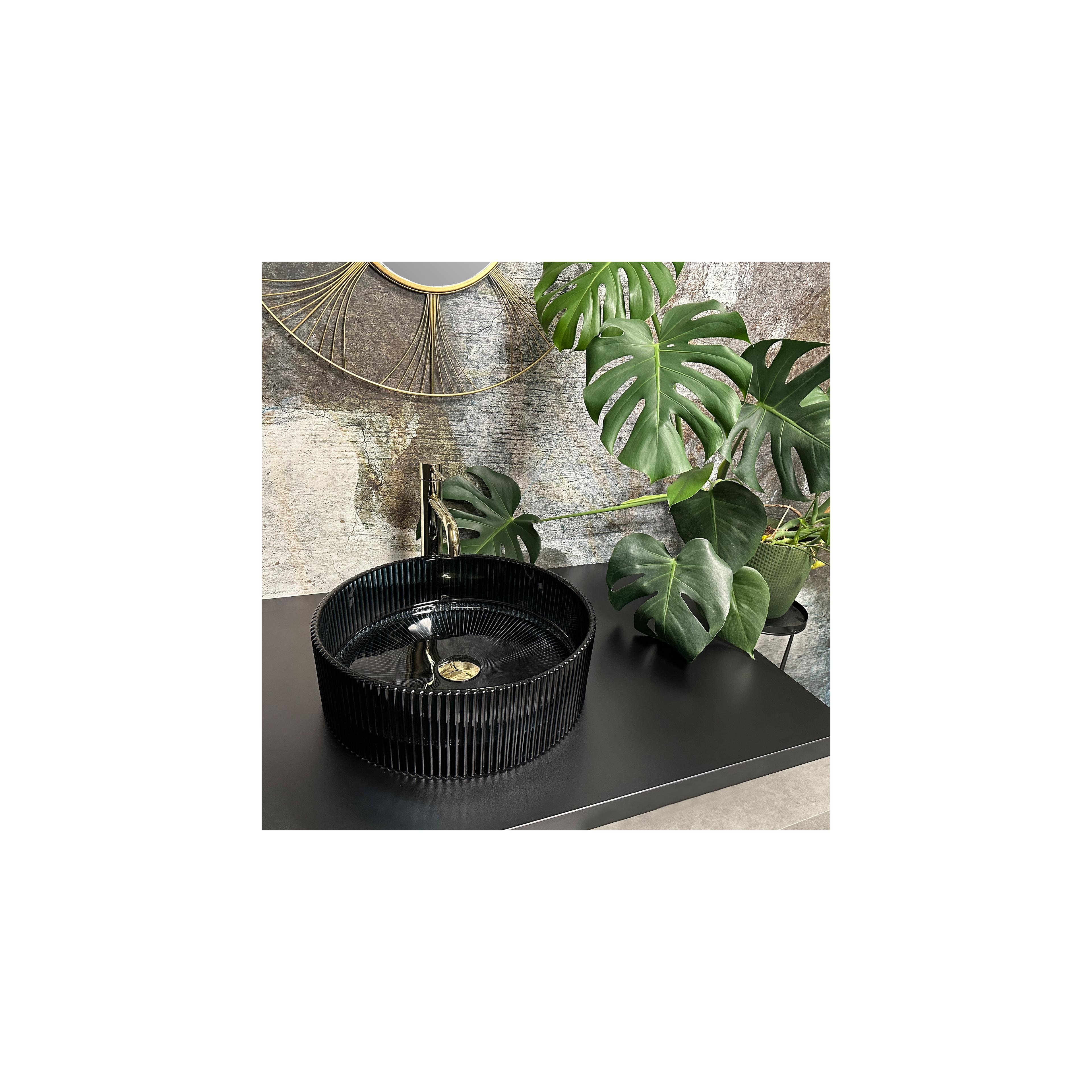 Aufsatzwaschbecken Rea Ingrid Black