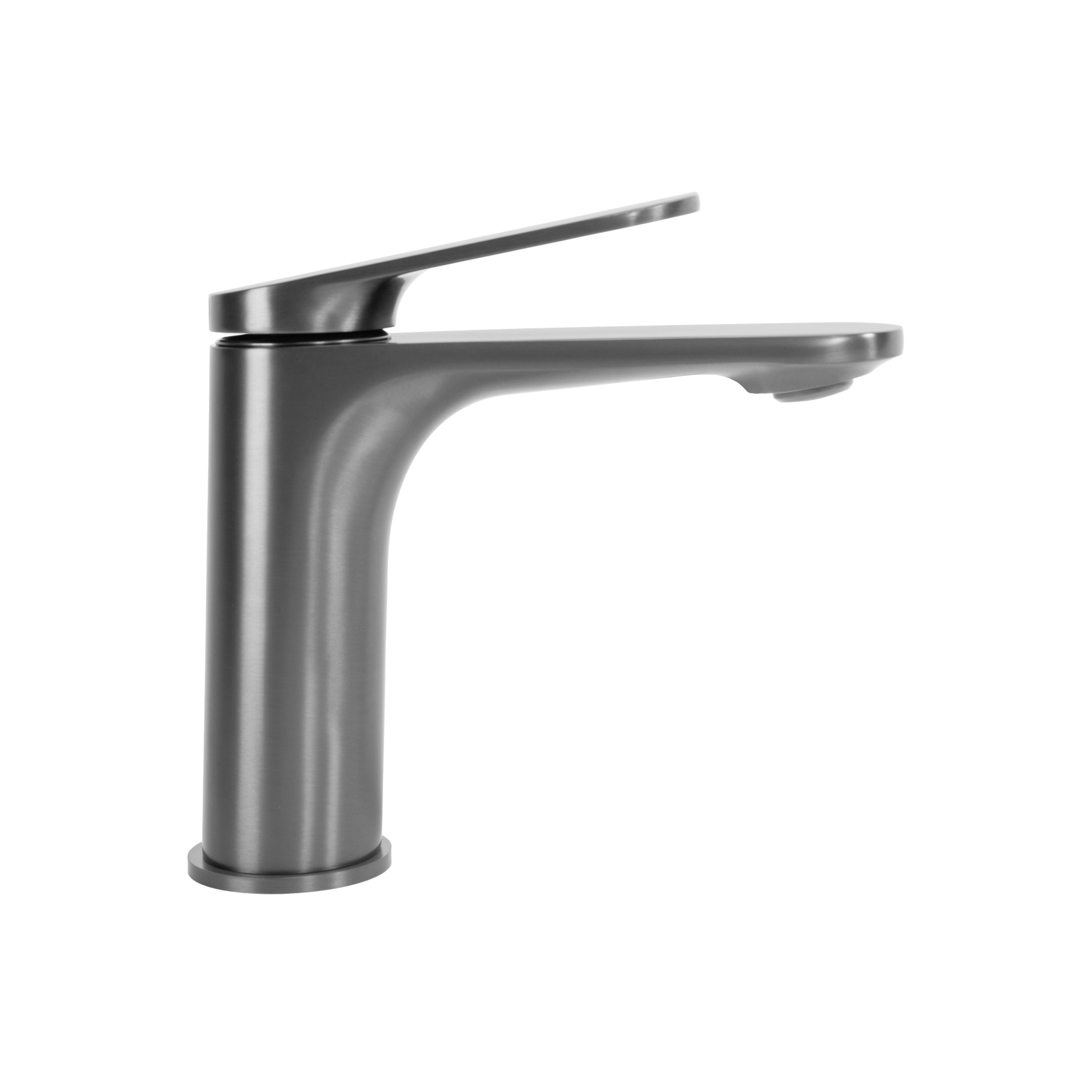 Waschbeckenarmatur Rea Marco Gun Grey Low