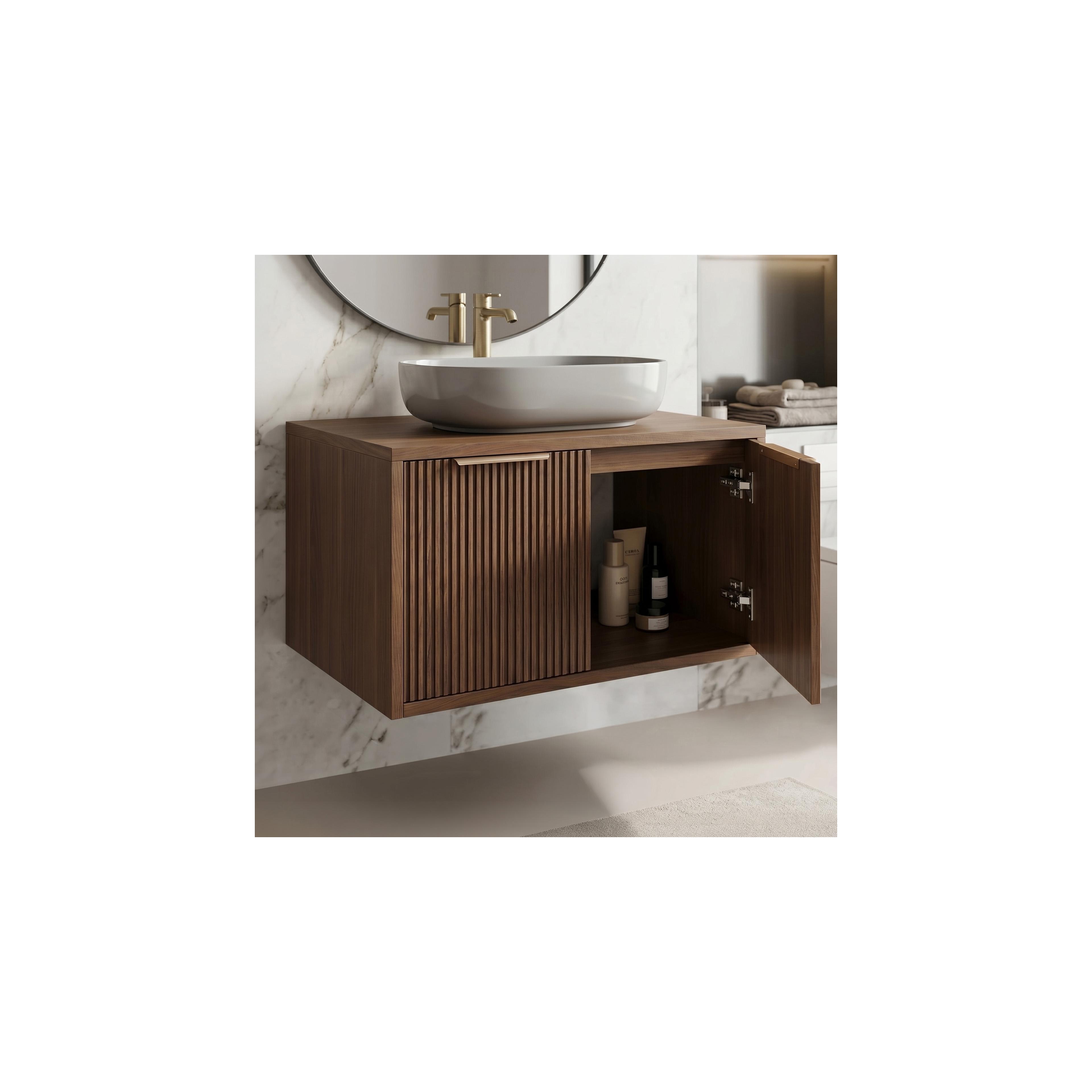 Waschtischunterschrank Rea Core 80cm Brown