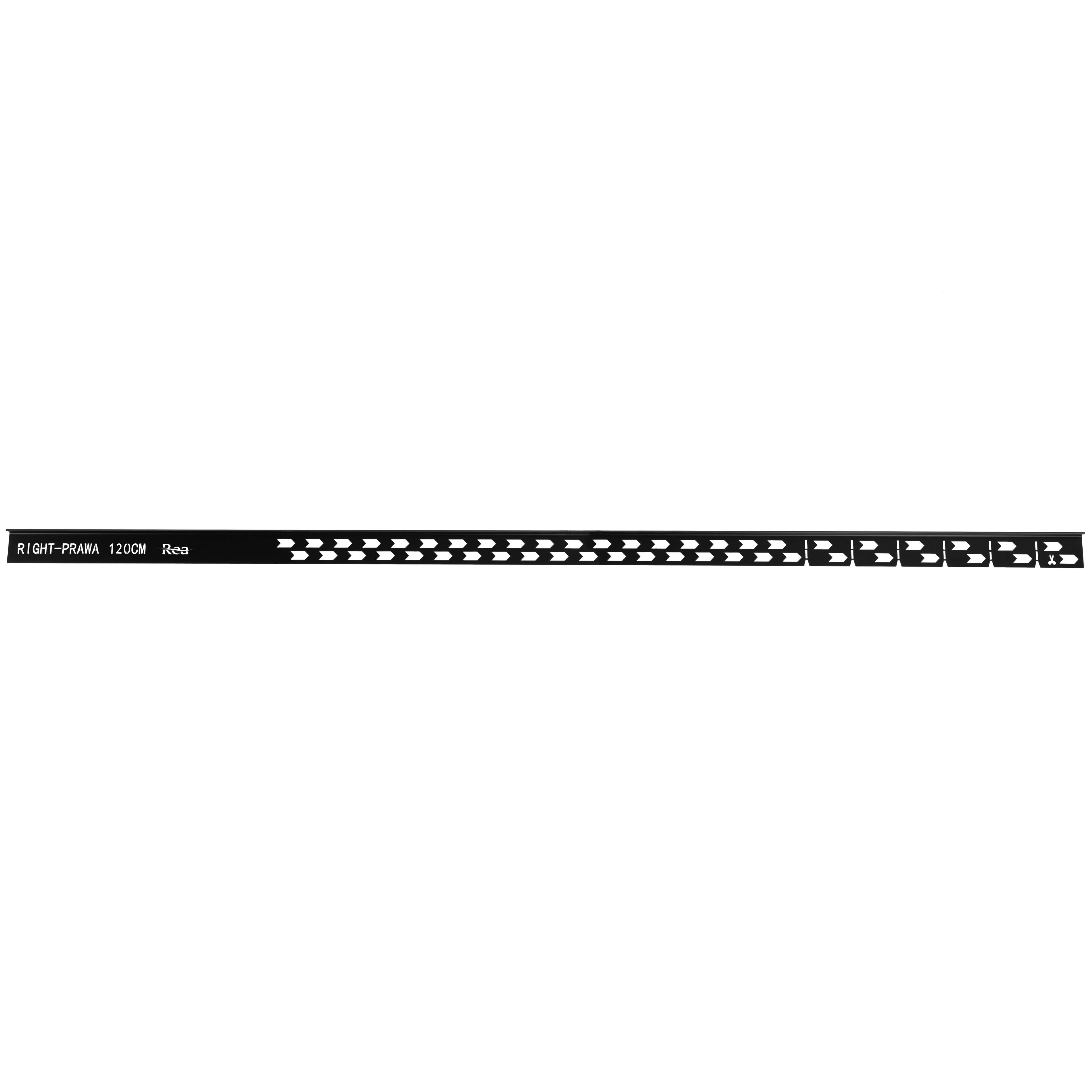 Наклонная планка для душевого поддона 120cm Black