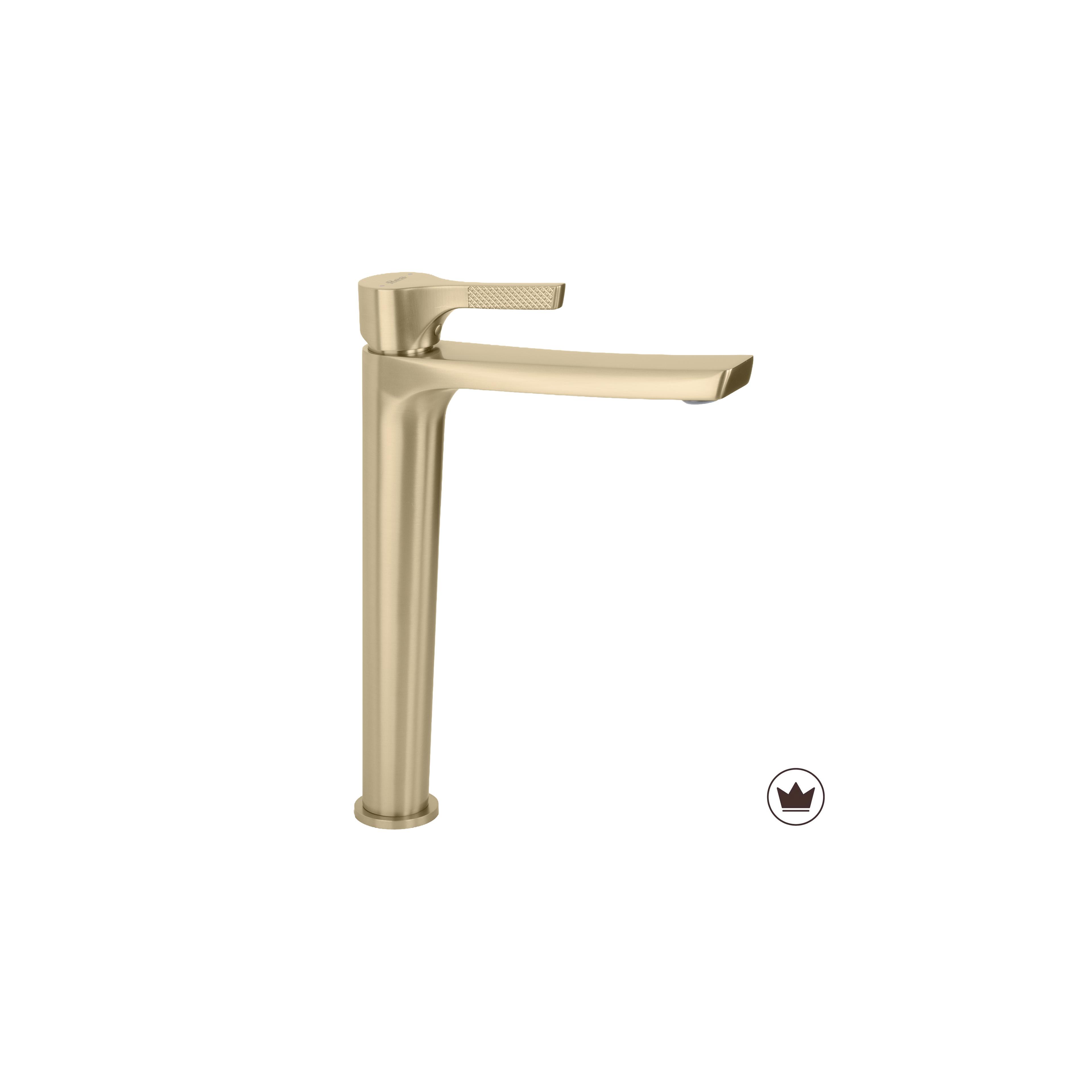 Waschbeckenarmatur PREMIUM Rea Maxim Brush Gold High