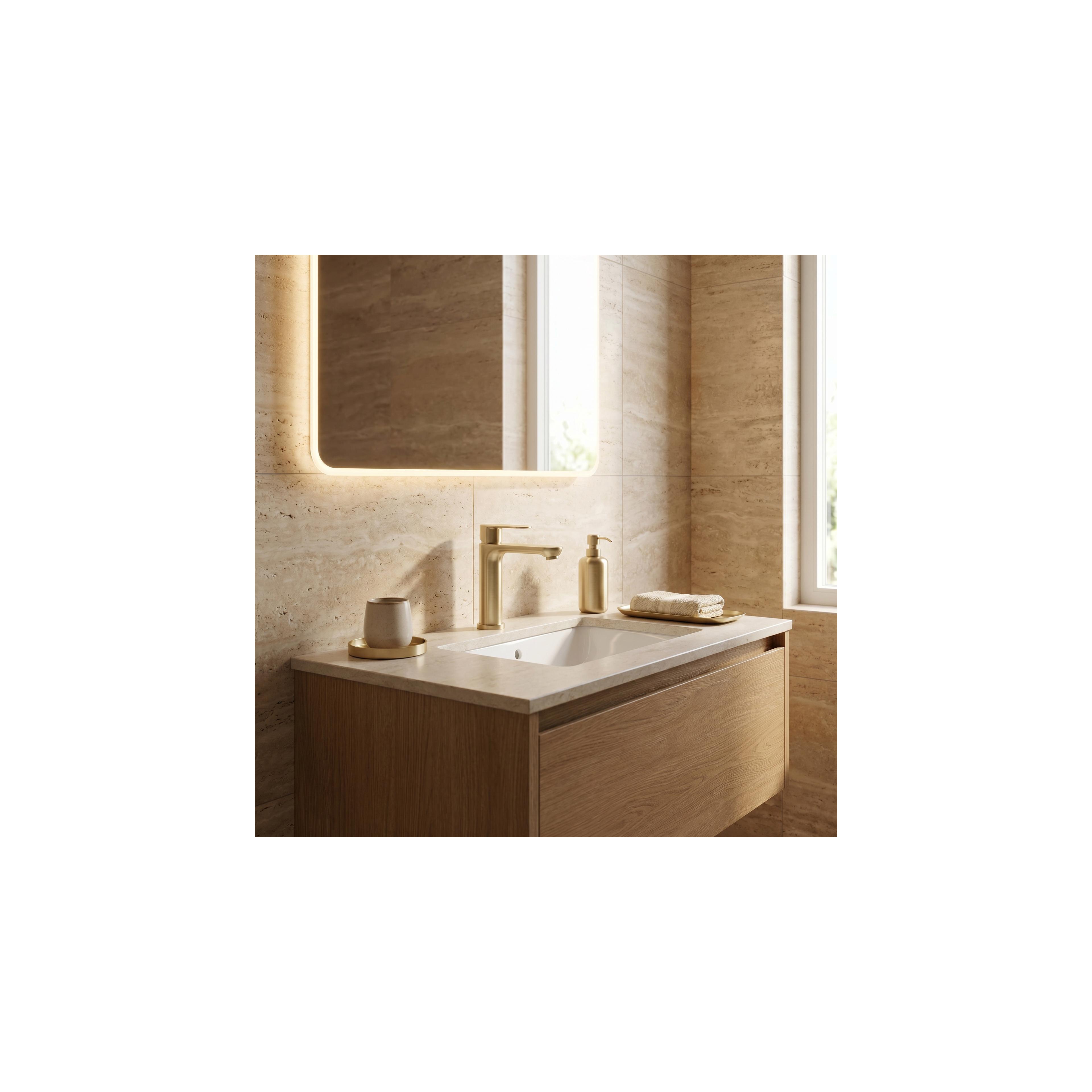 Waschbeckenarmatur Rea Logan Brush Gold