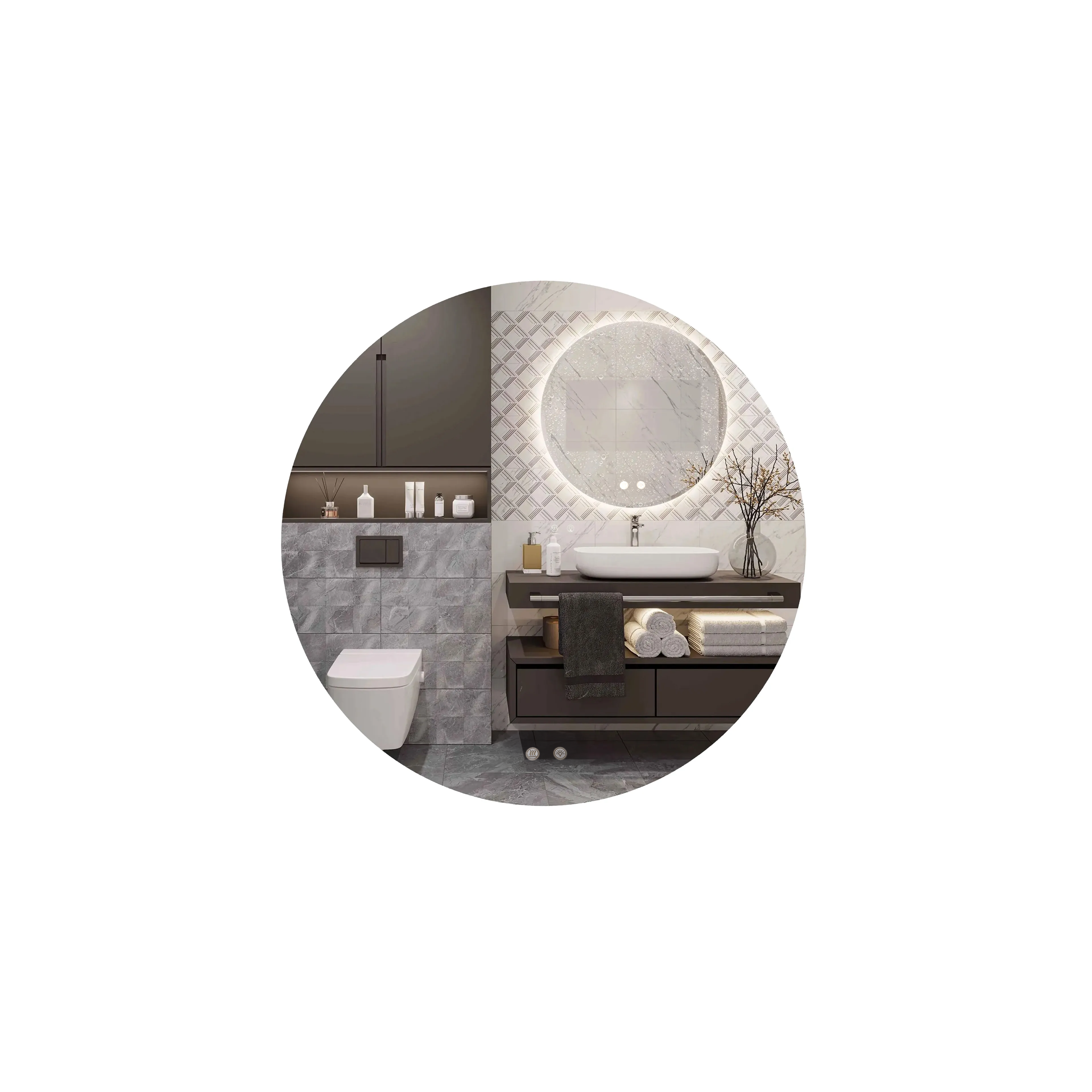 Mirror LED 80cm HZJ080