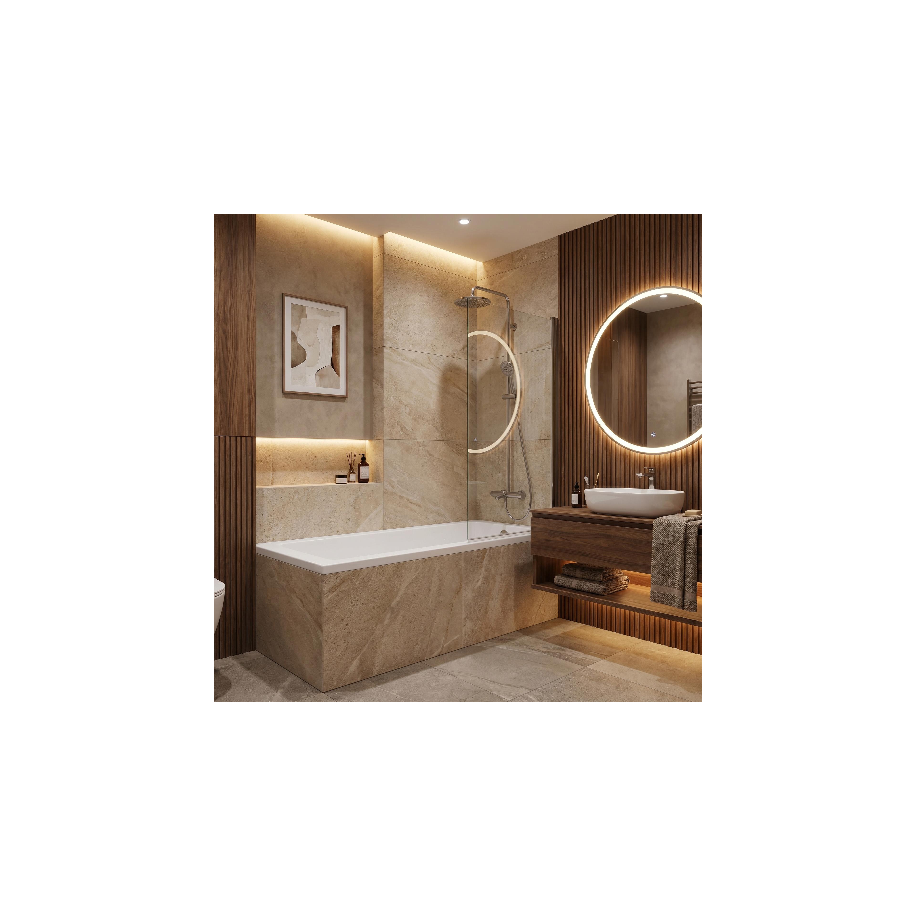 Acryl-Einbaubadewanne Rea Prima 140