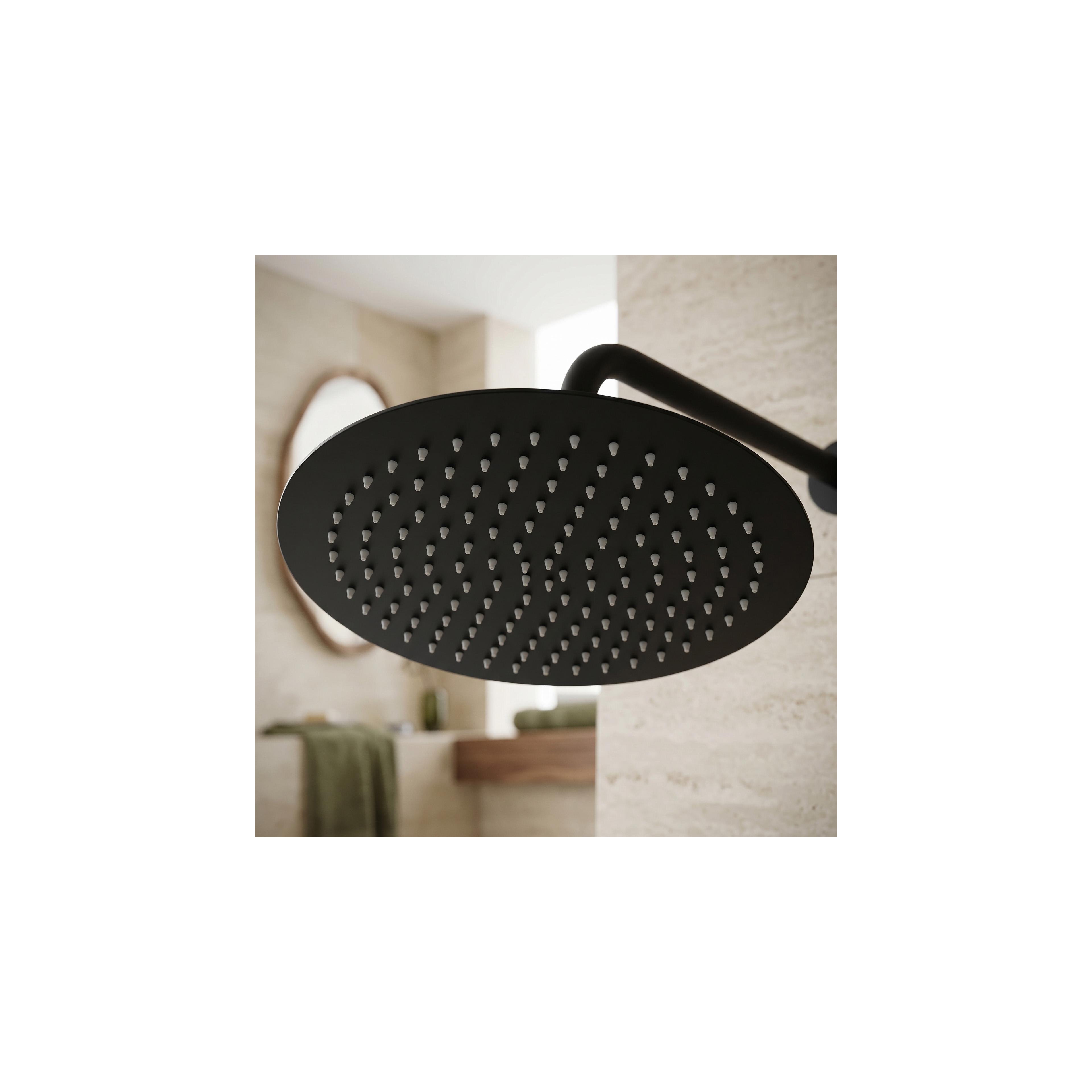 Кръгла душ глава REA JS-P014B 30cm Black
