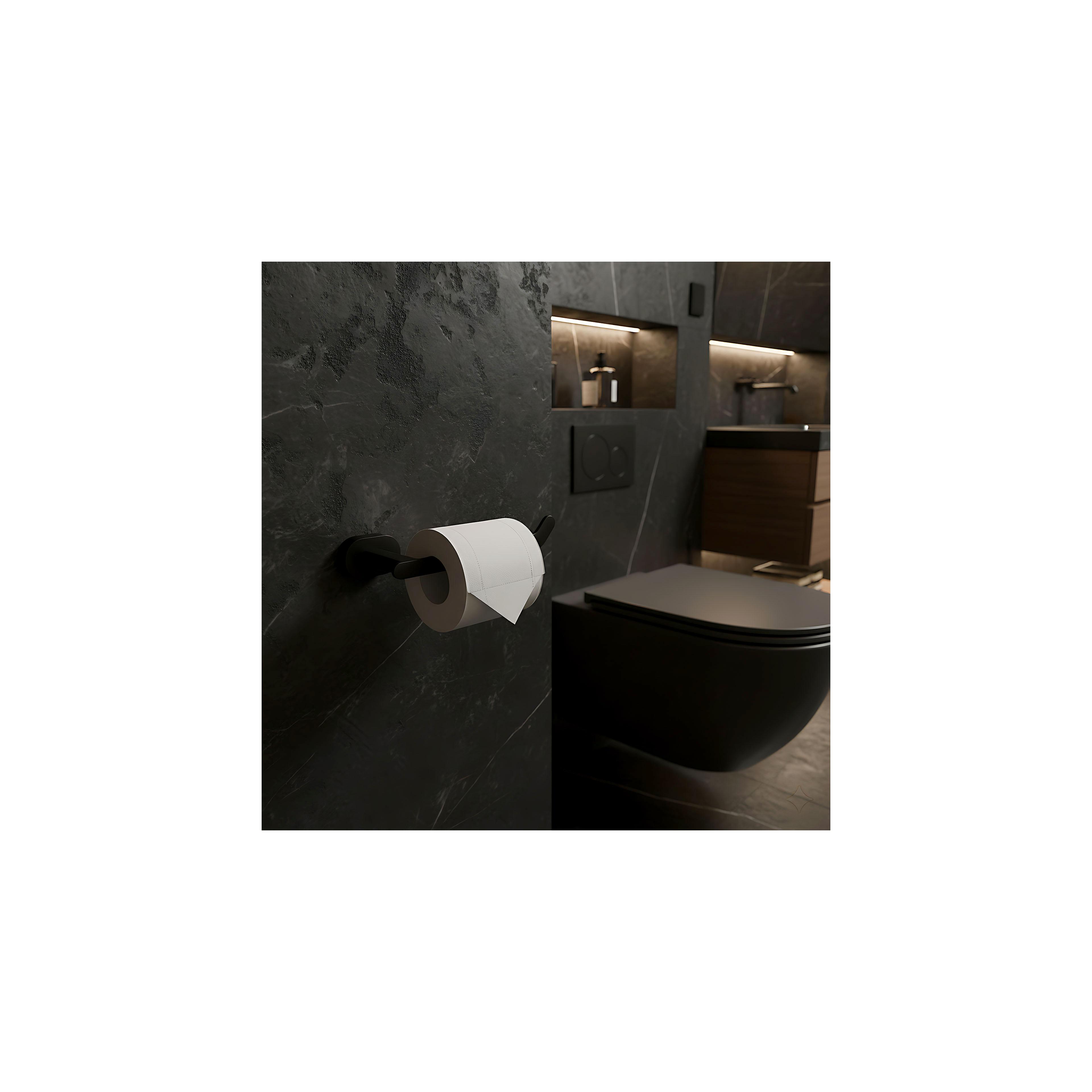 Halter für Toilettenpapier 109 Til Black