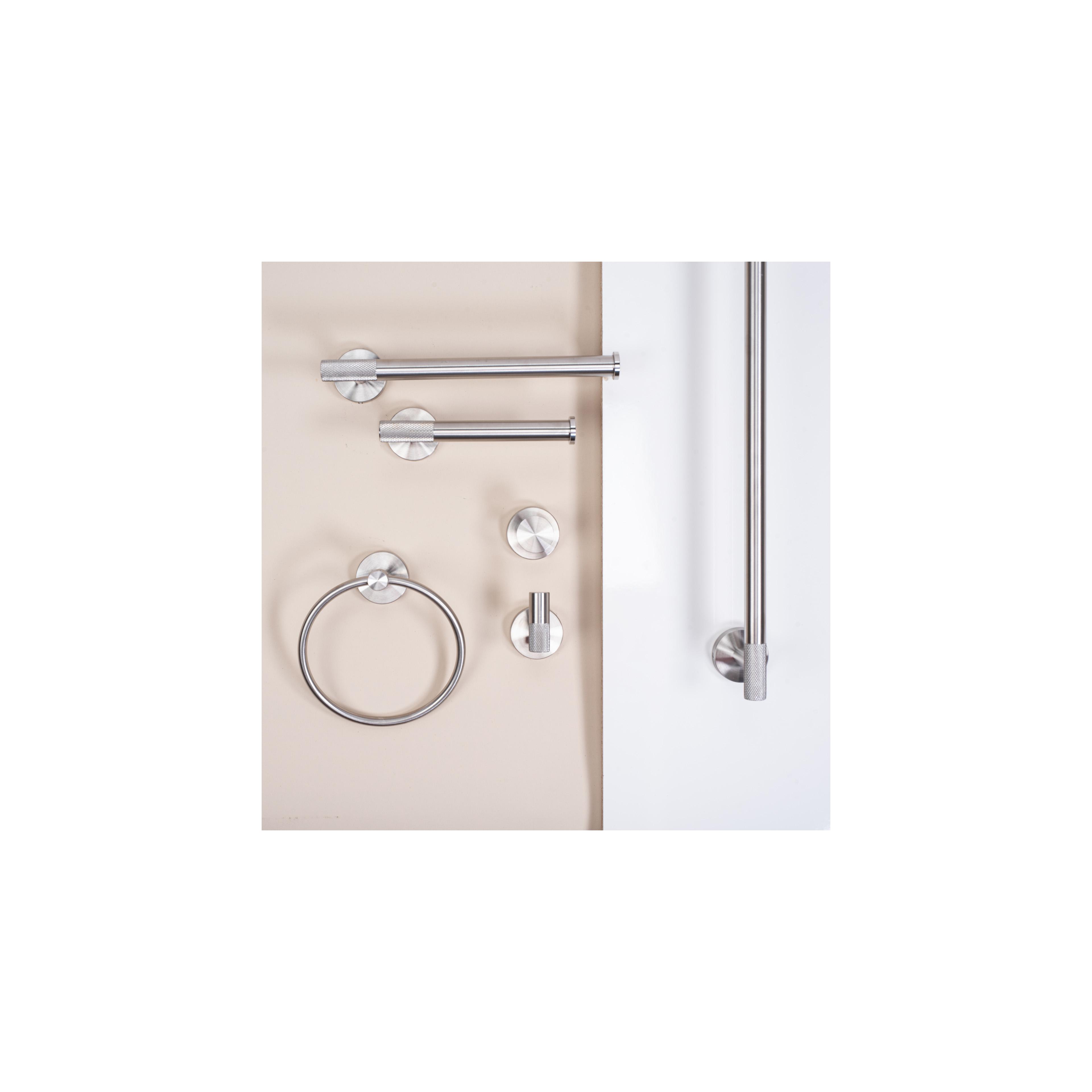 Badrumskrok RING 6610 Modern Borstad Nickel