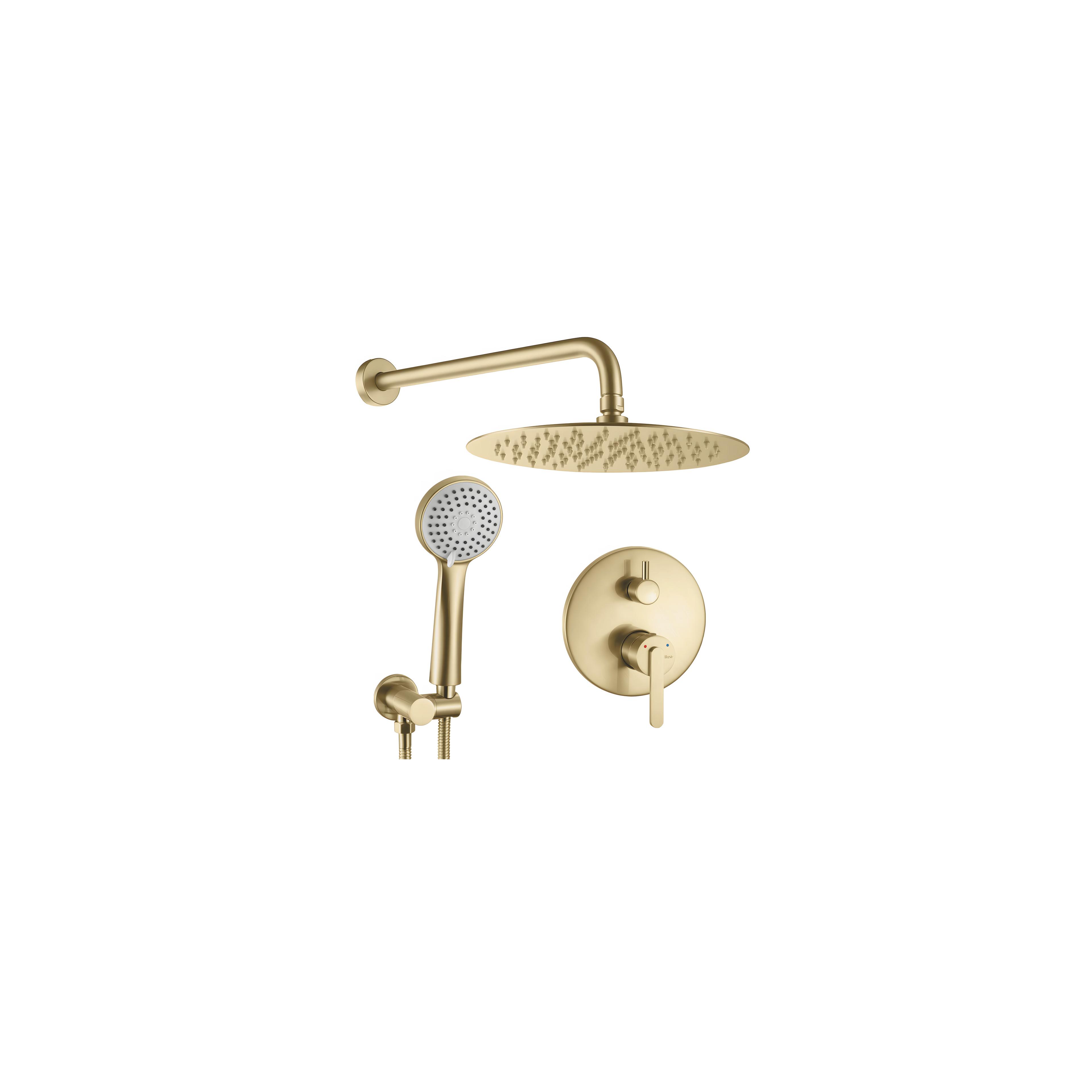 Unterputz Duschset Rea Ontario Brush Gold + BOX