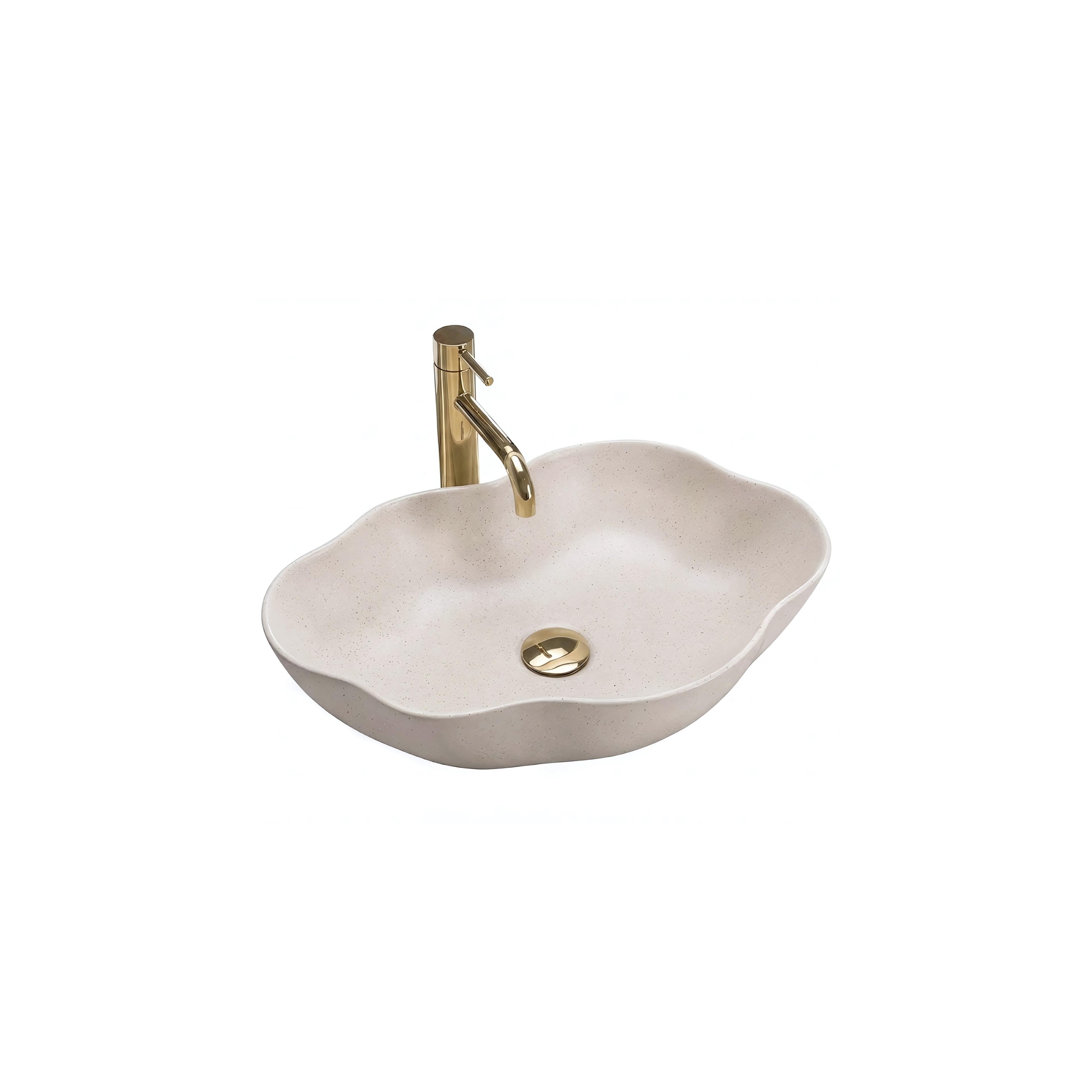 Umywalka nablatowa Rea Pearl Warm