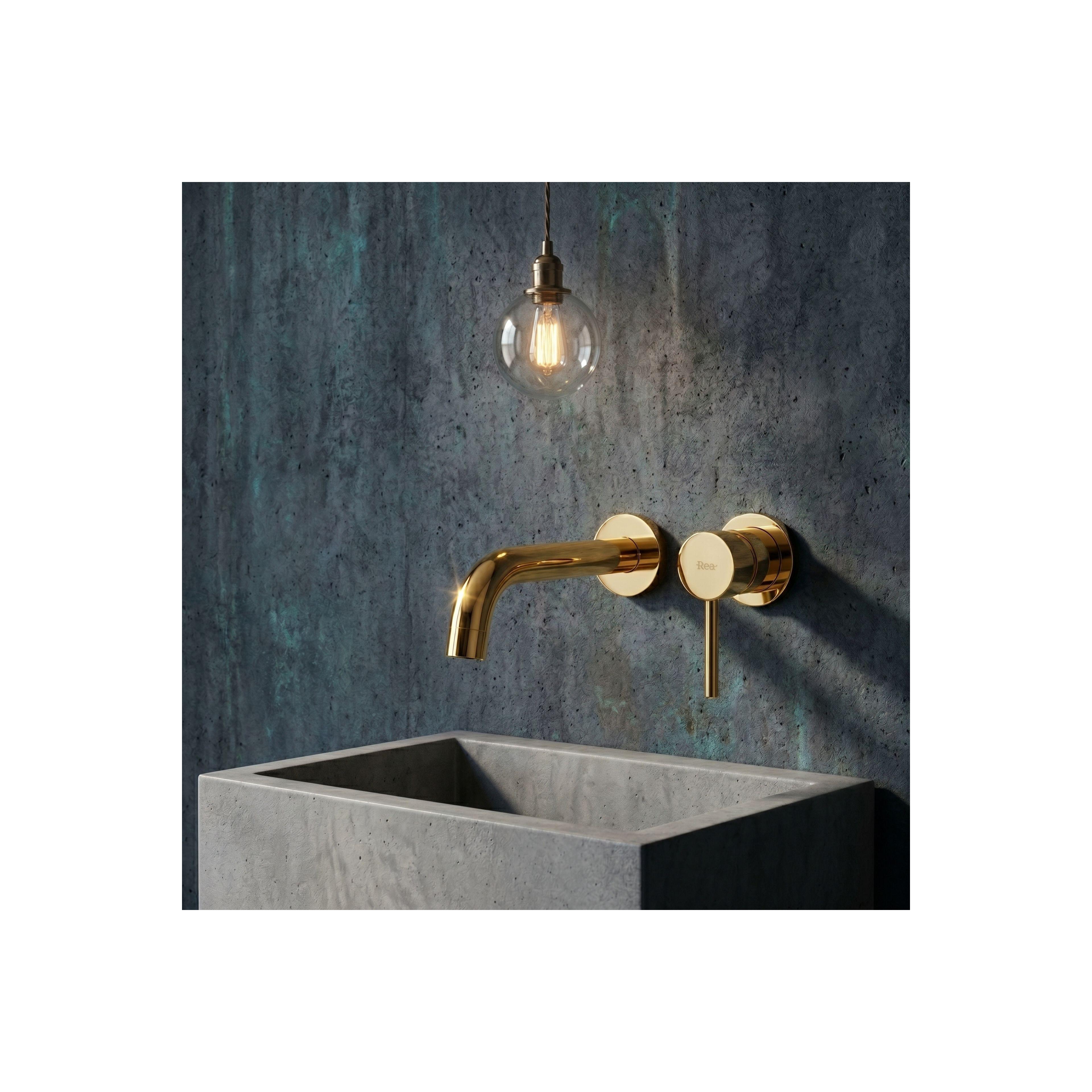 Inbyggd blandare Rea Lungo Guld + BOX