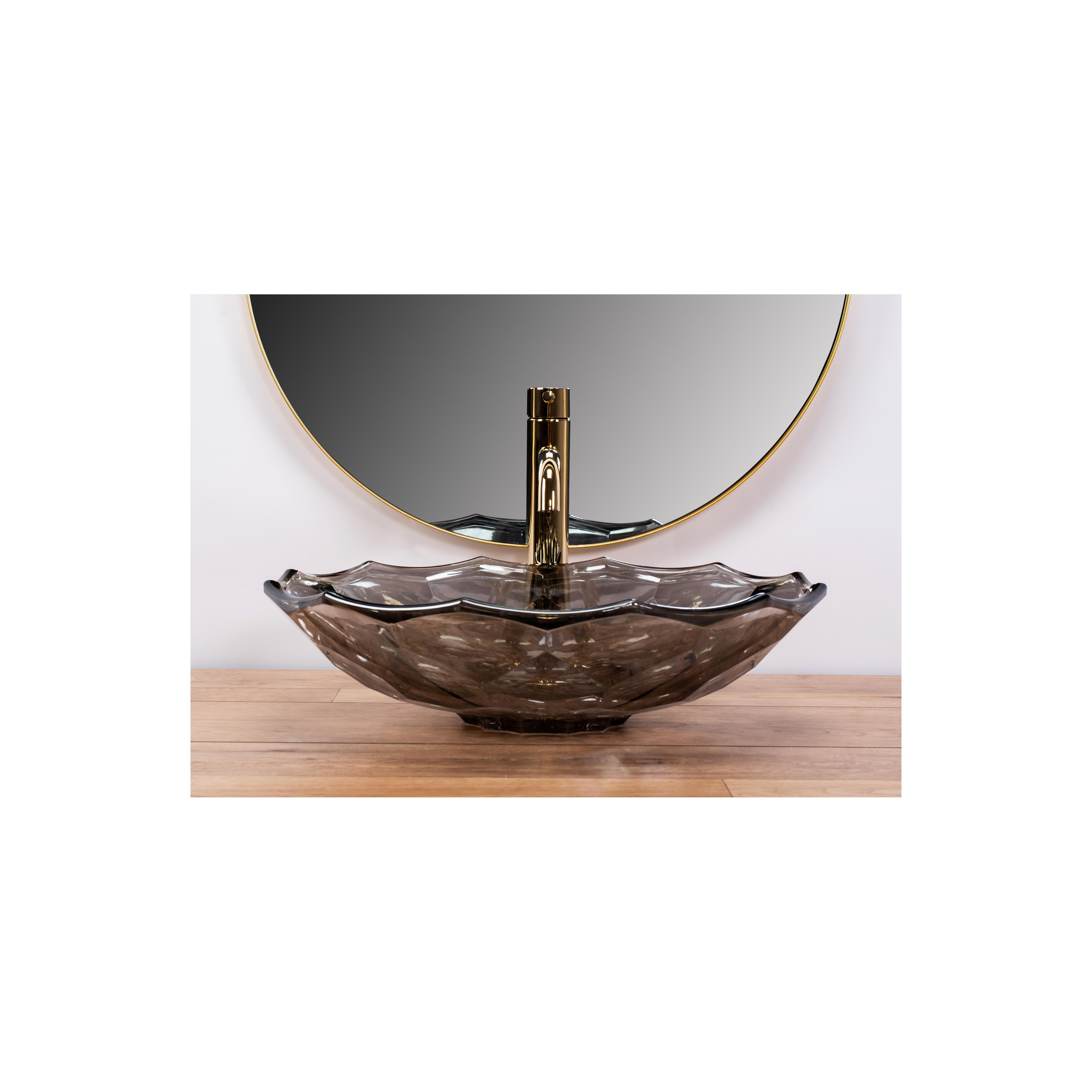 Countertop Basin REA ICE BLACK