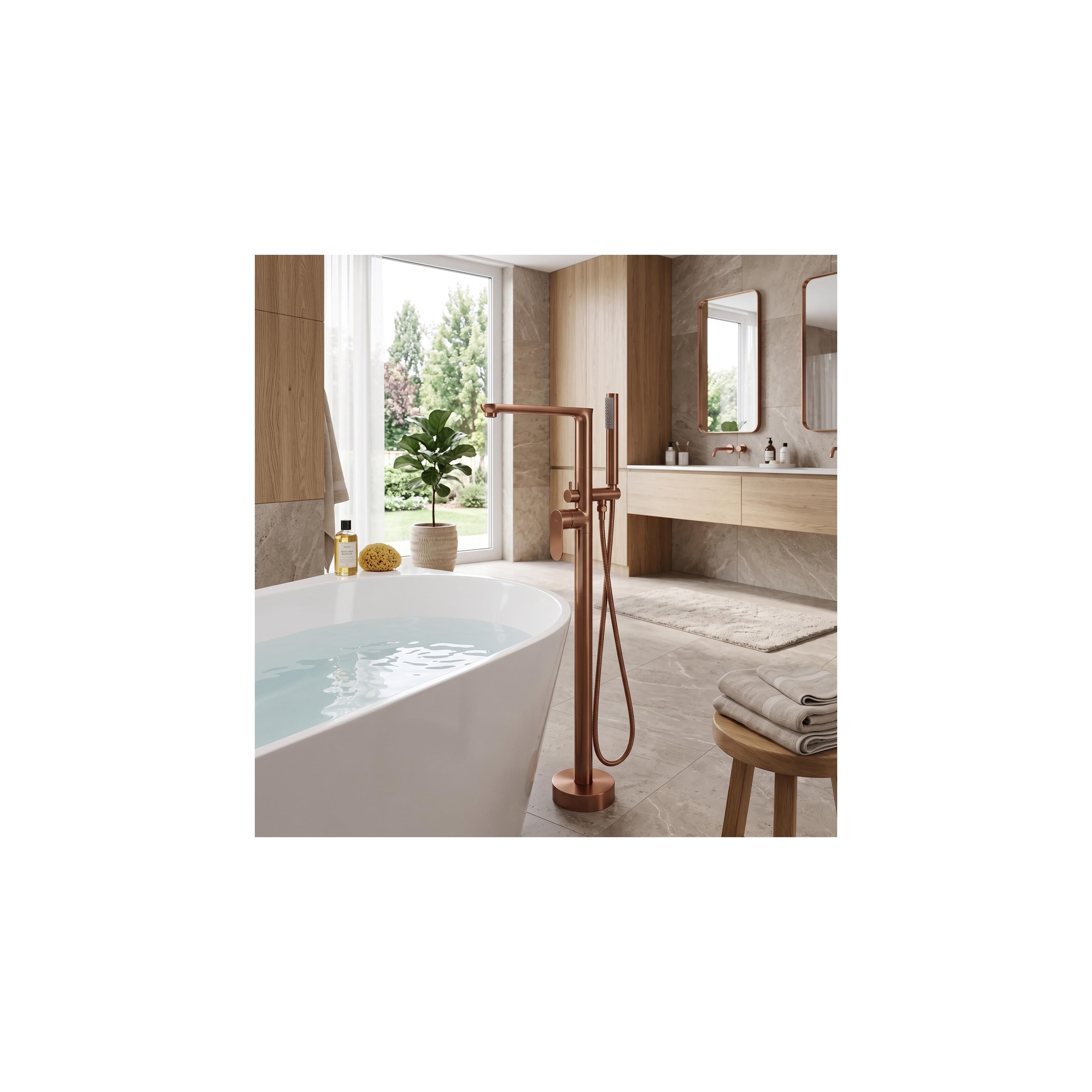 Frei stehende Armatur Rea Logan Brush Copper