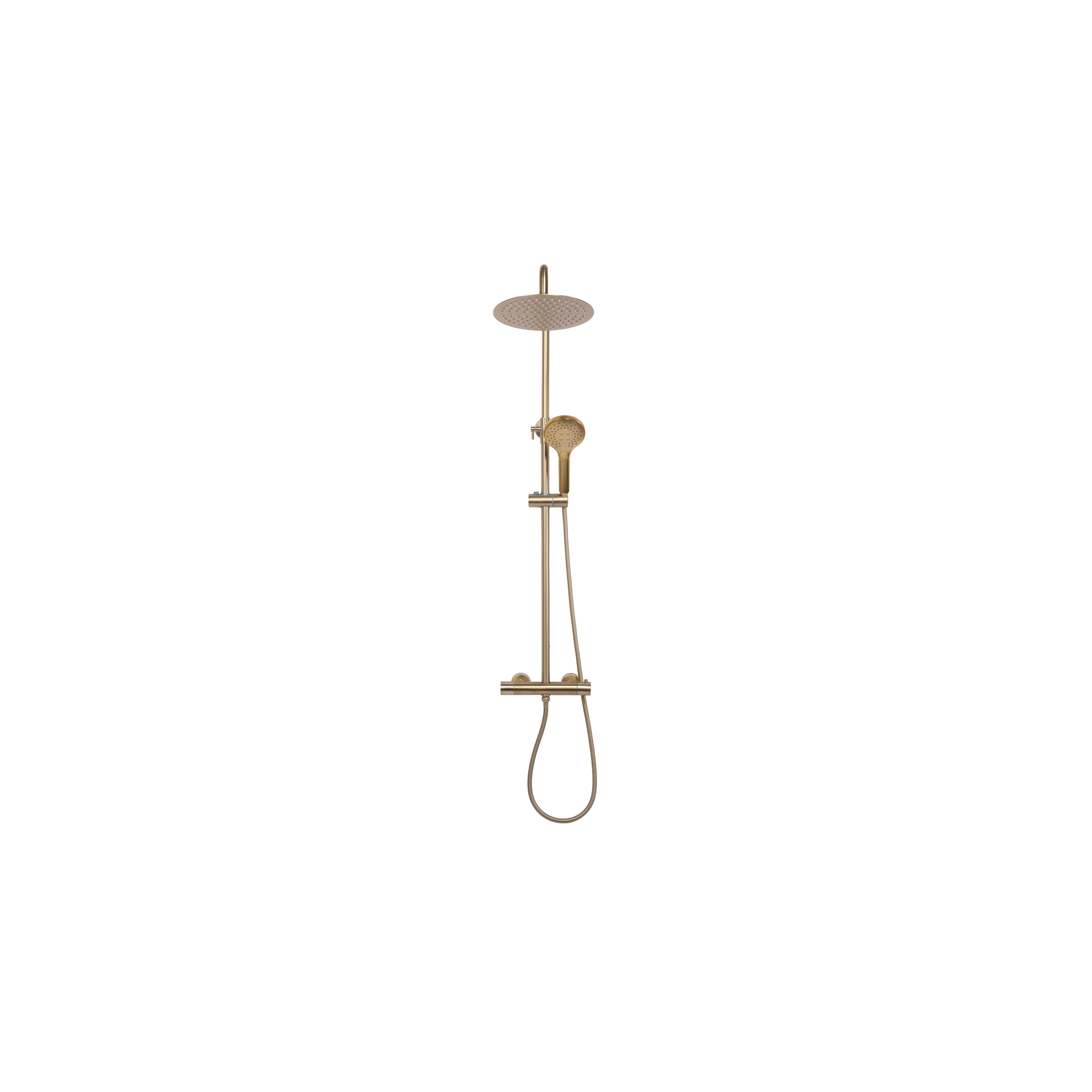 Duschgarnitur mit Thermostat REA VINCENT Gold Brush