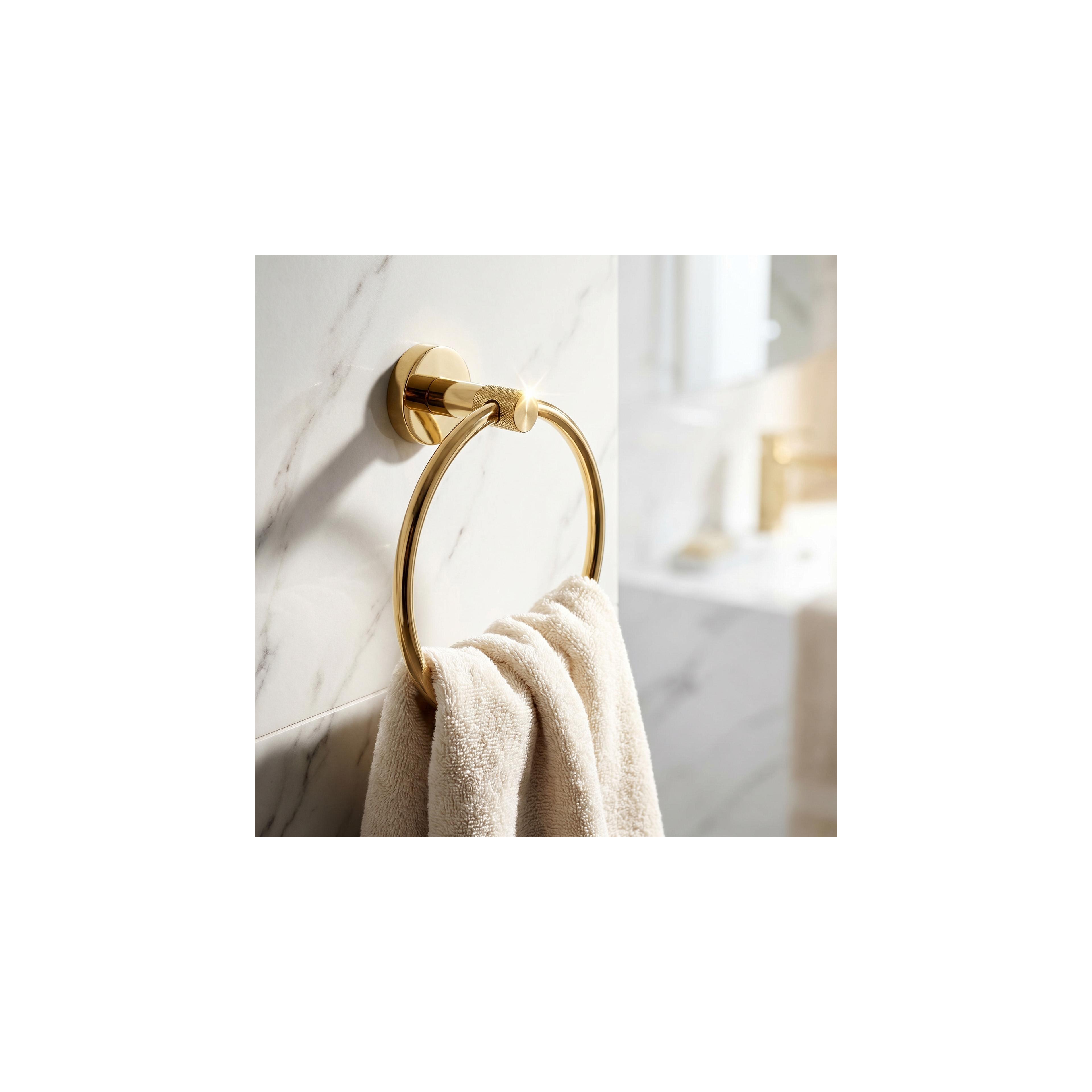 Handtuchhalter Ring 6610 Modern Gold