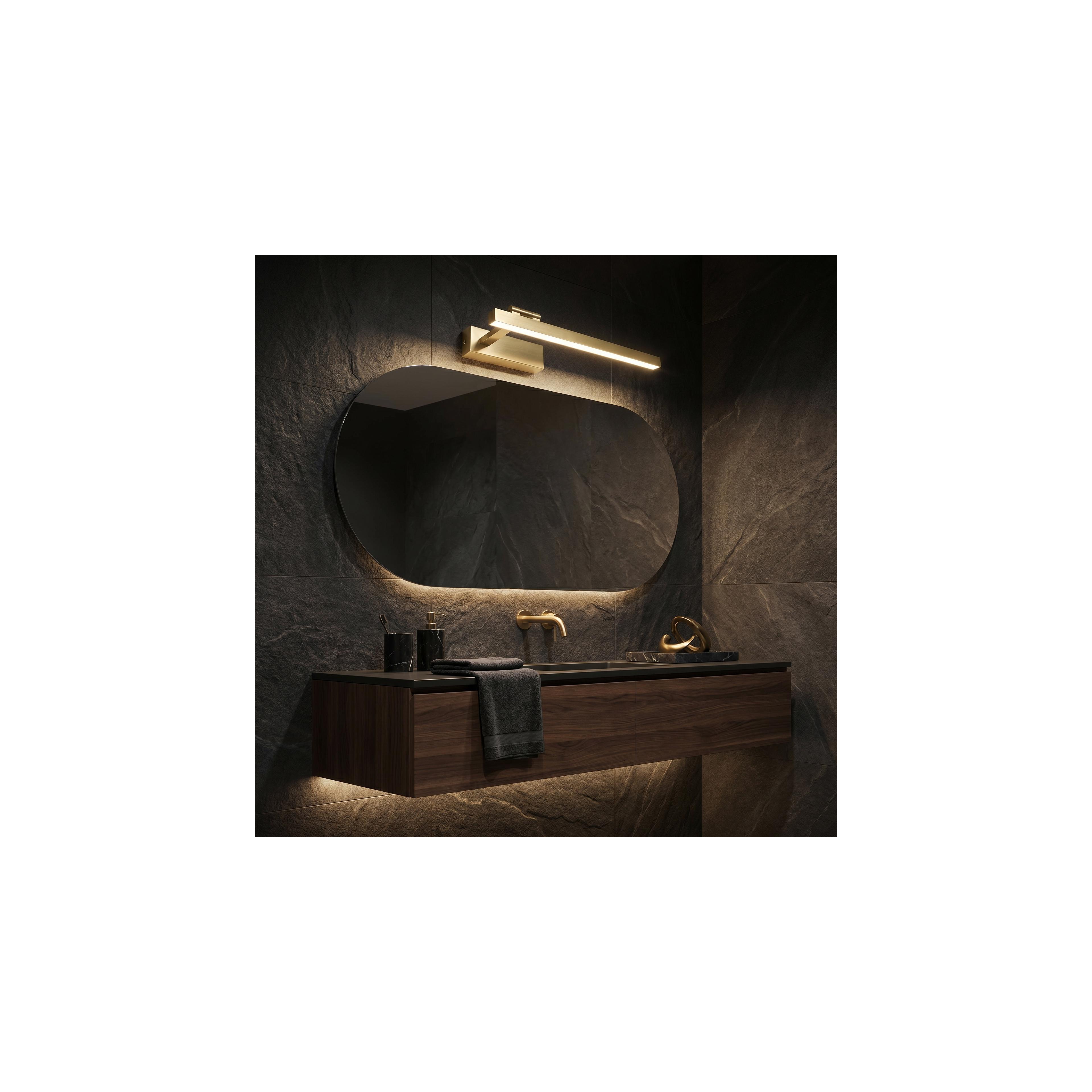 Bad LED-Wandleuchte SWE031-1W 40cm Brush Gold