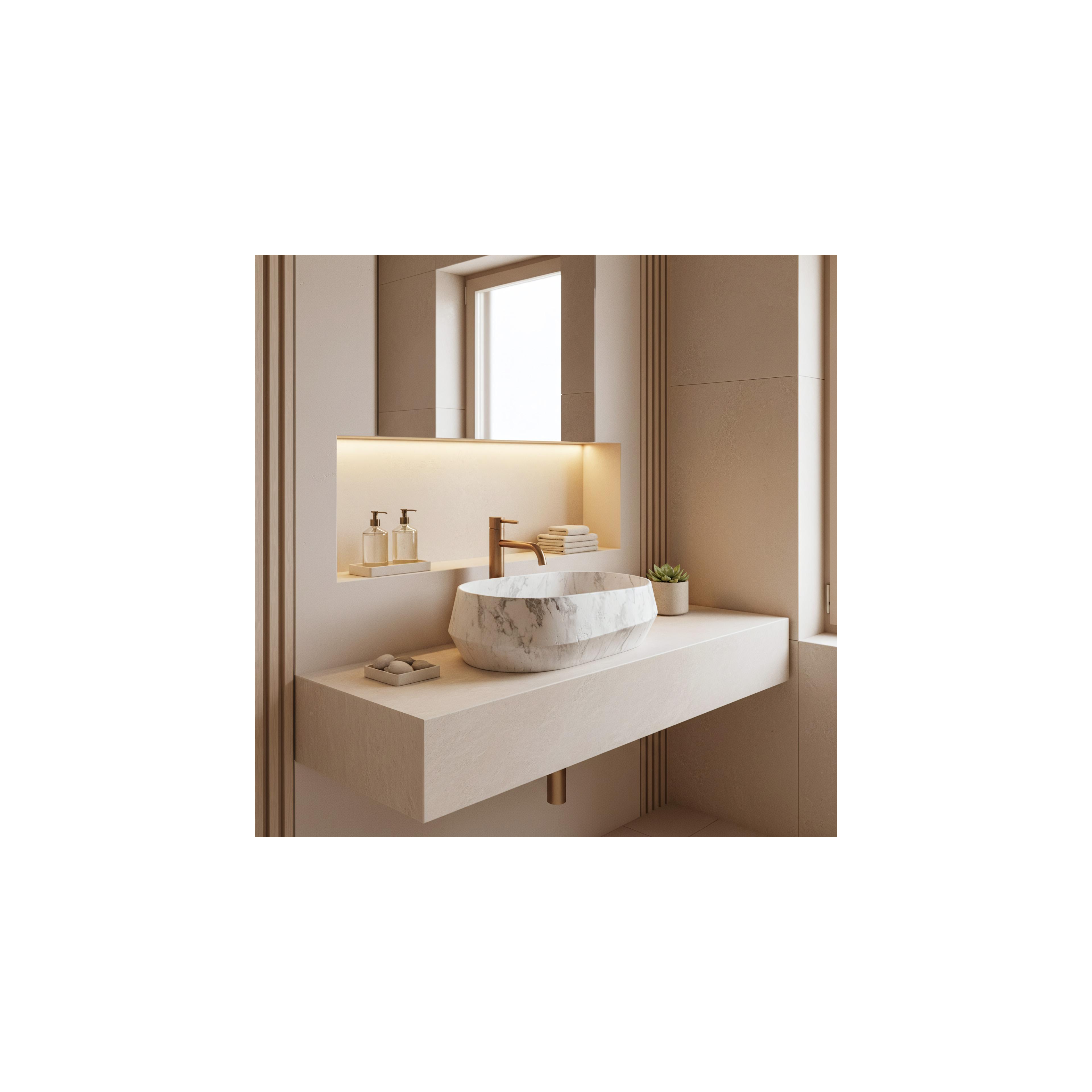 Aufsatzwaschbecken Rea Zoe Dune