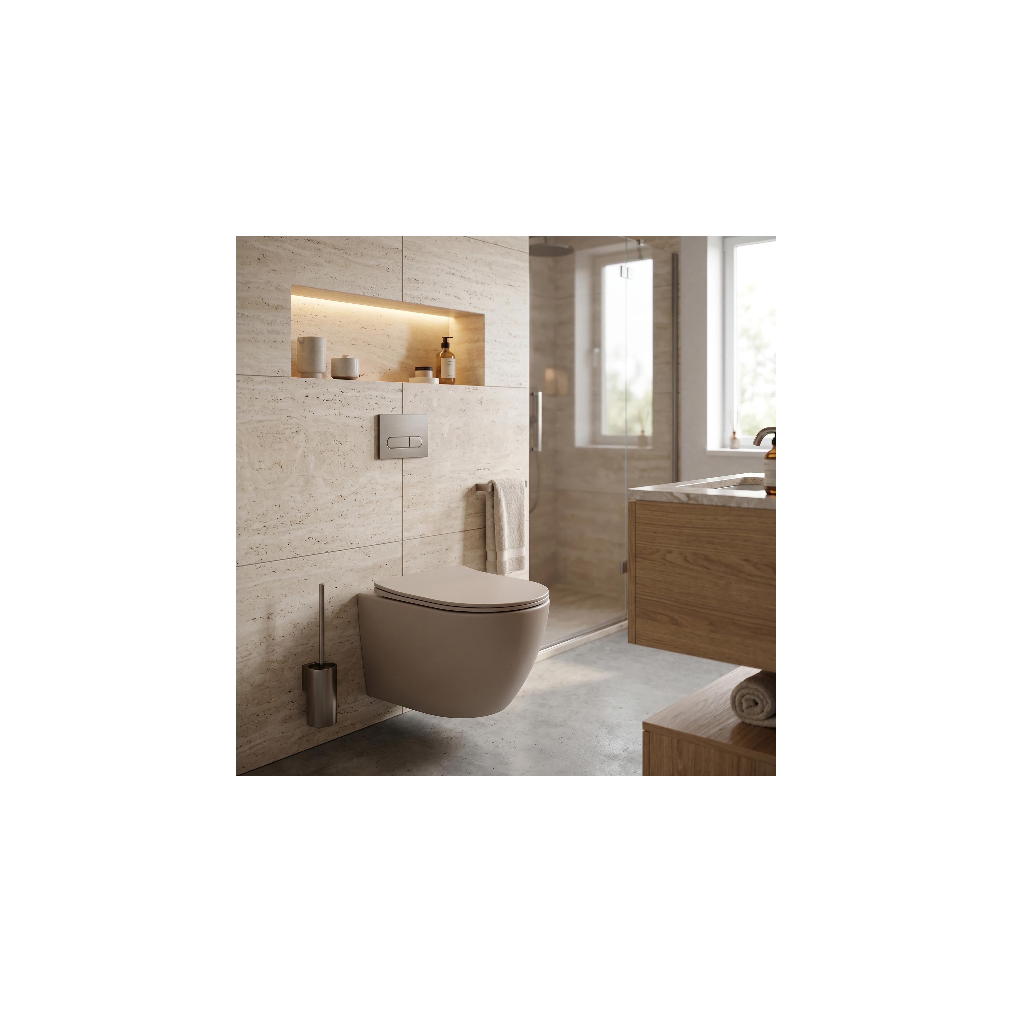 toilet bowl REA Focus Tornado Taupe