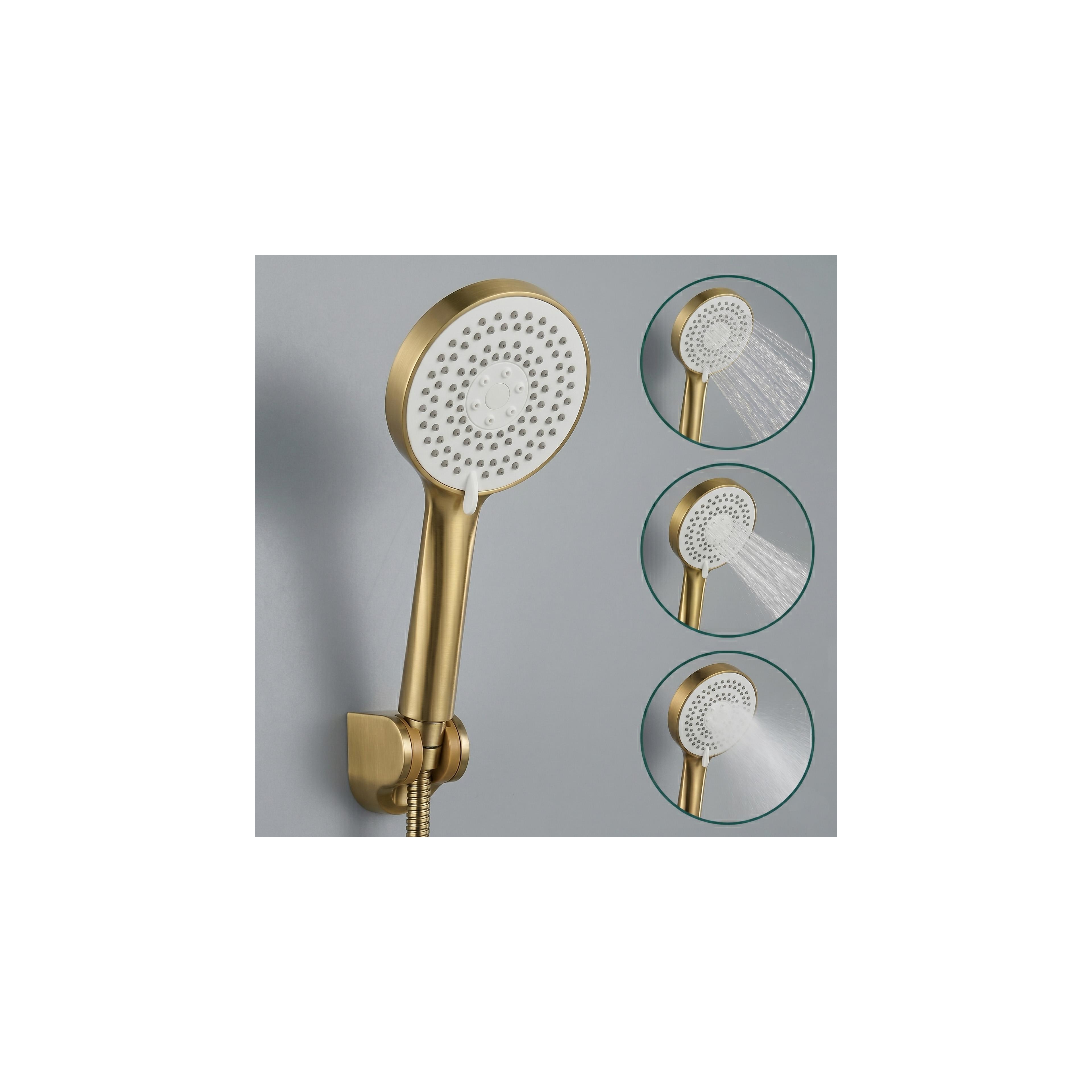 DUŠIKOMPLEKT REA JS-019 BRUSH GOLD