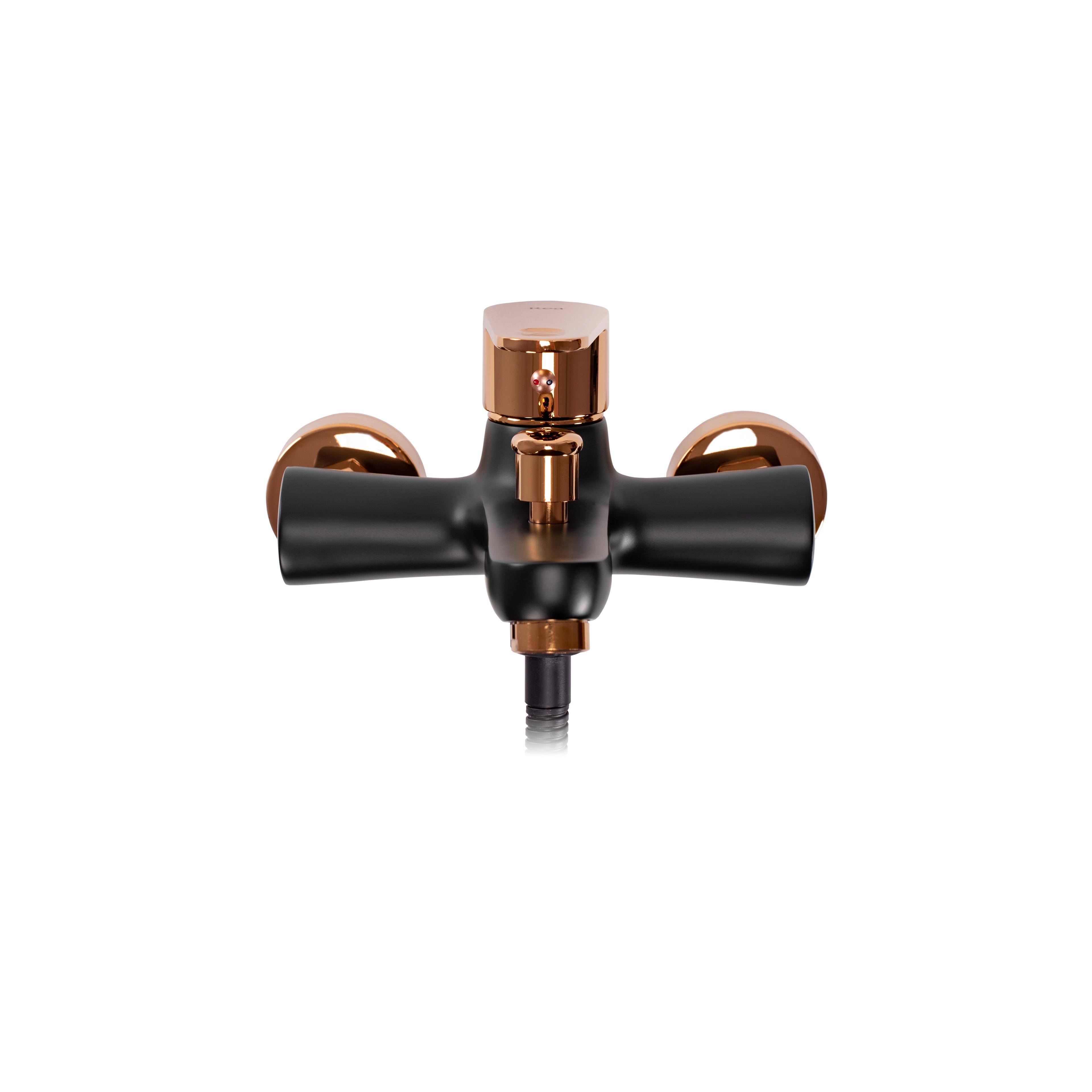 Wannenarmatur REA Mild Black Rose Gold