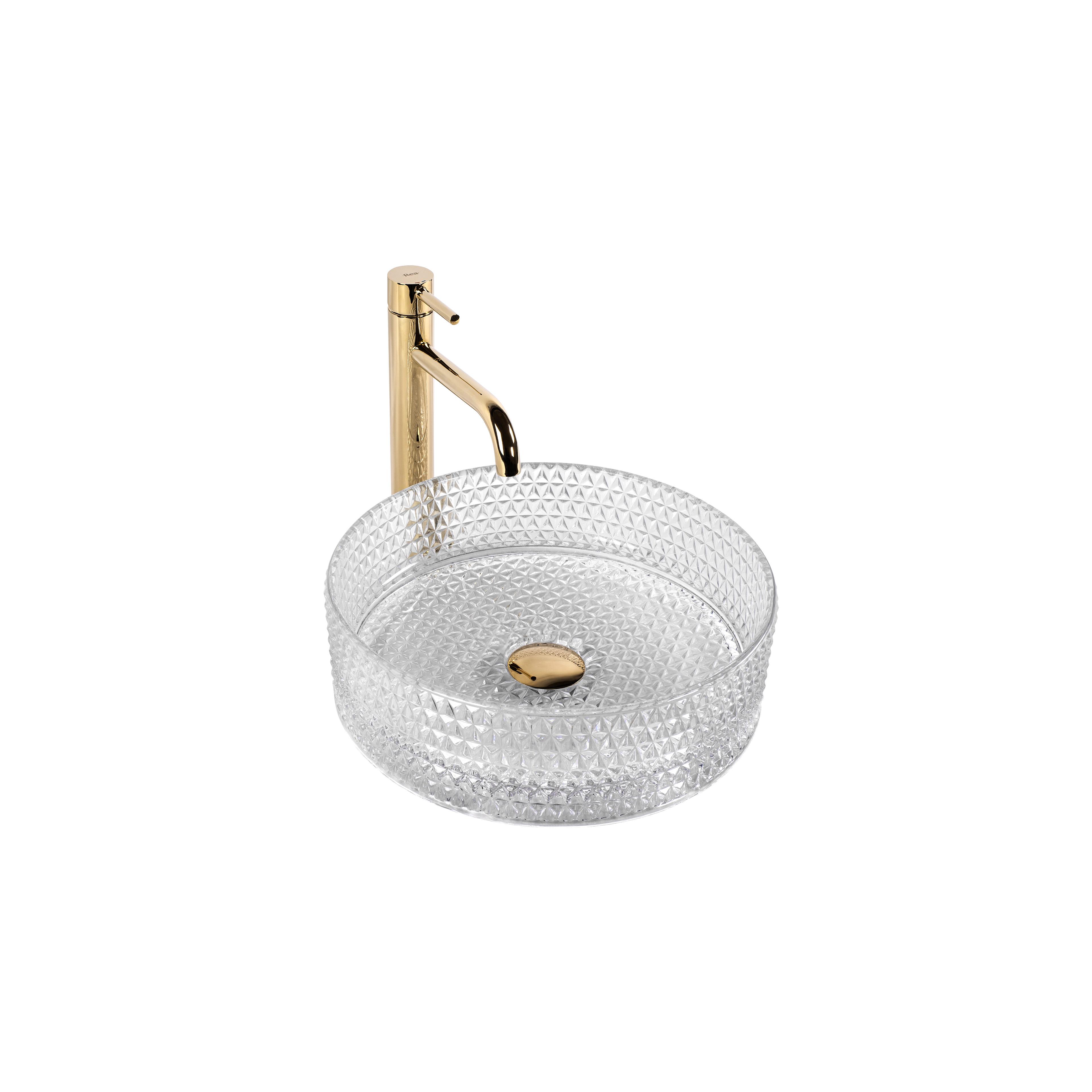 Countertop washbasin Rea Cristal Transparent