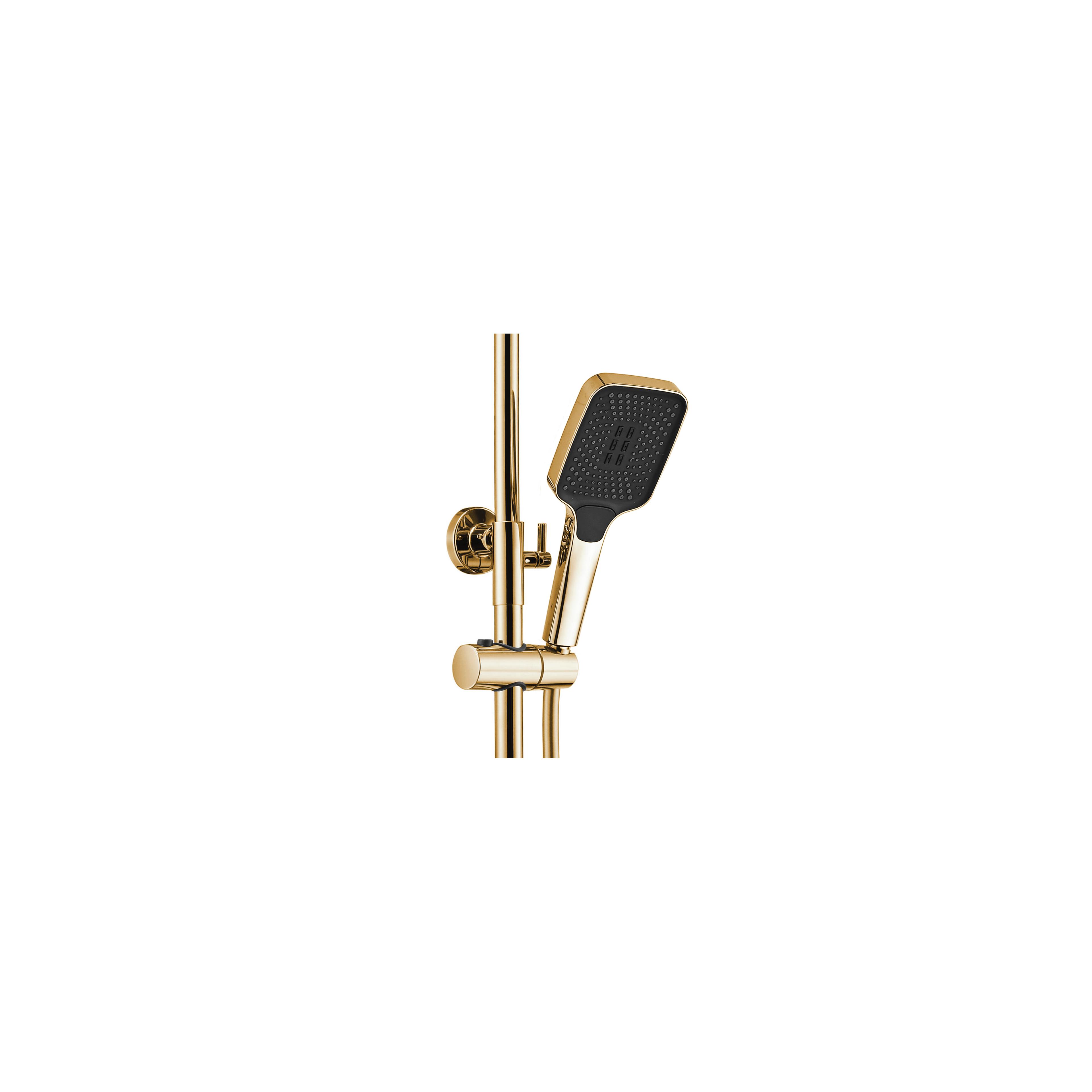 Duschgarnitur mit Thermostat REA ROB Gold