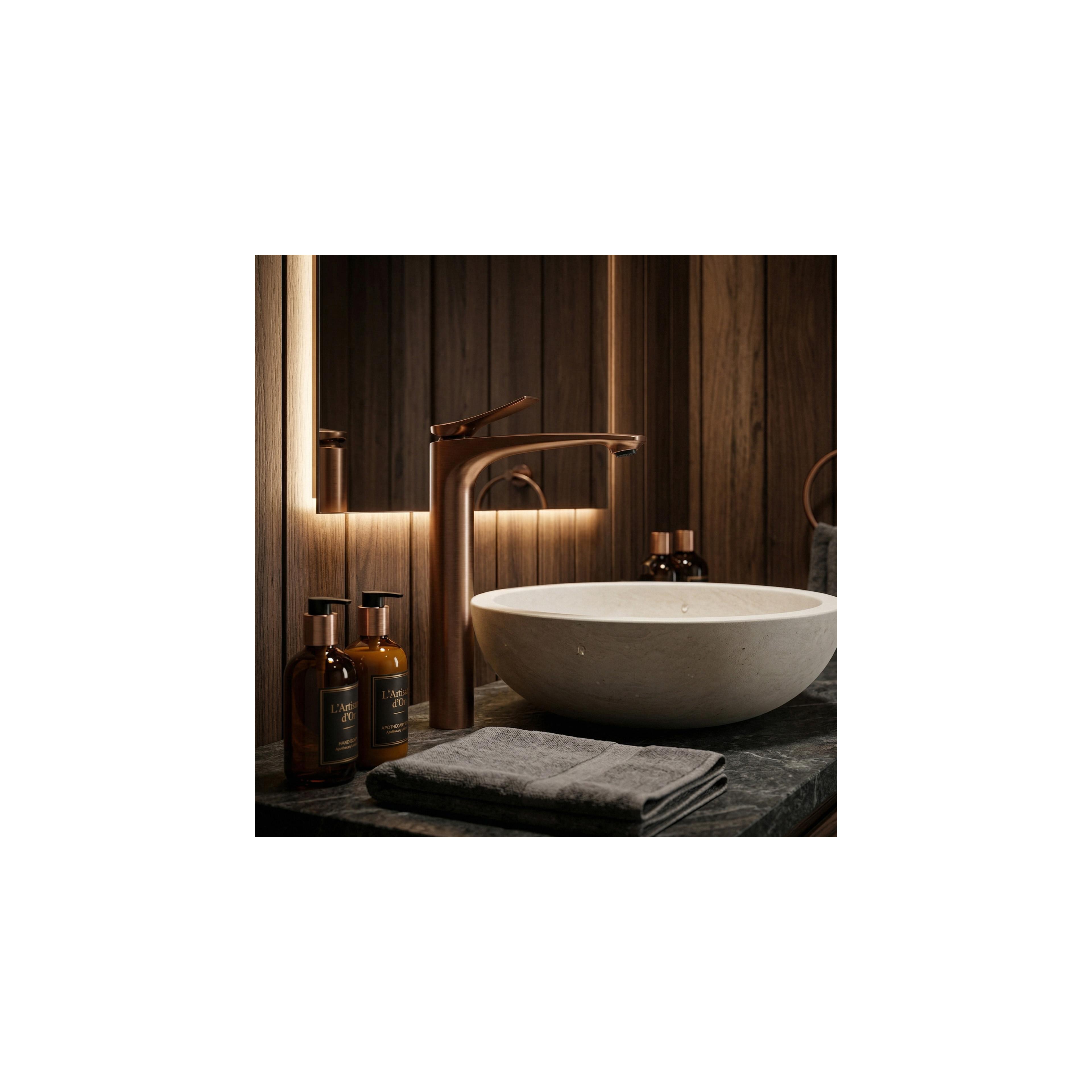 SLAVINA ZA UMIVAONIK PREMIUM Rea Vision Brush Copper High