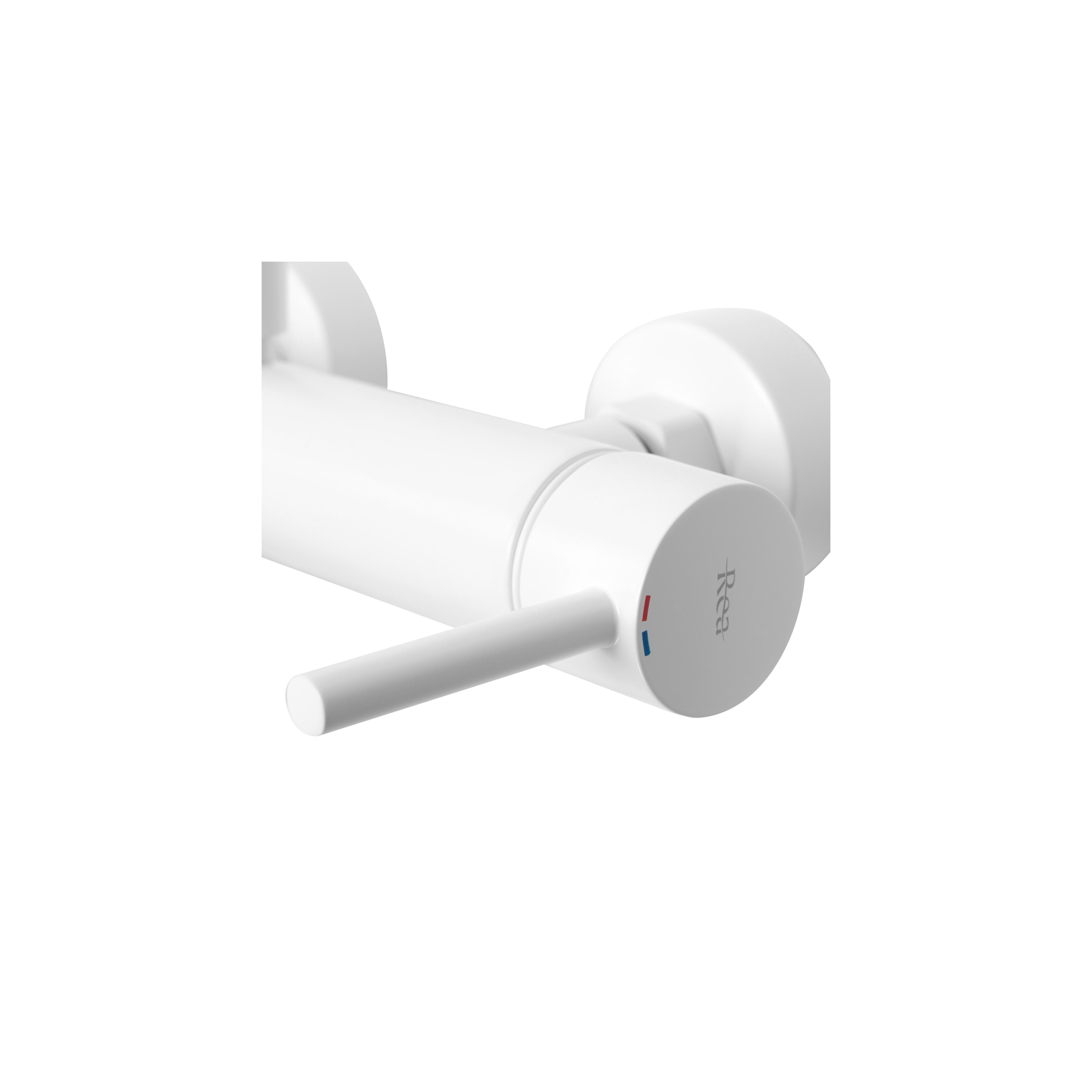 Robinet de baignoire Rea Lungo White Matt