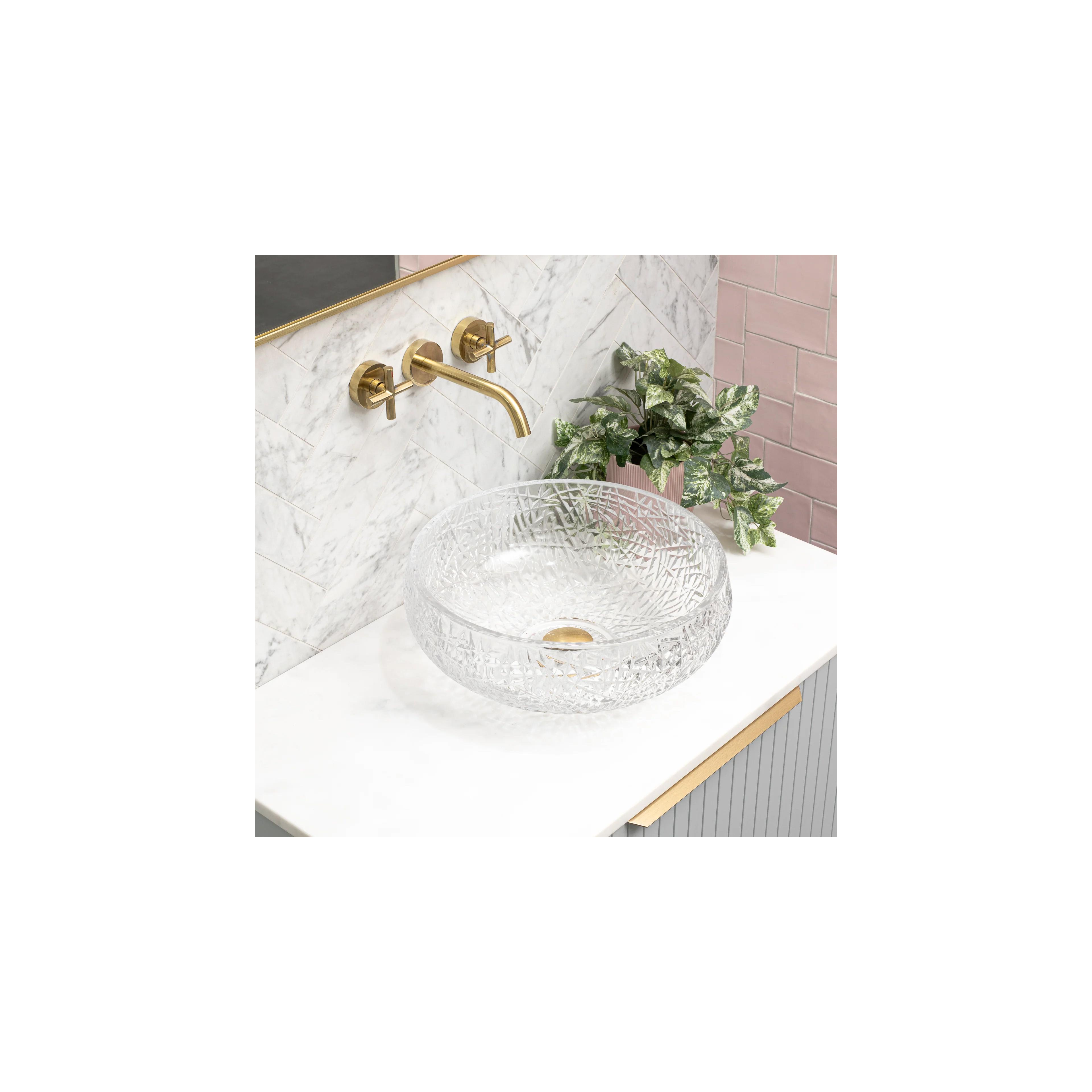 Umywalka nablatowa REA ICE CRISTAL