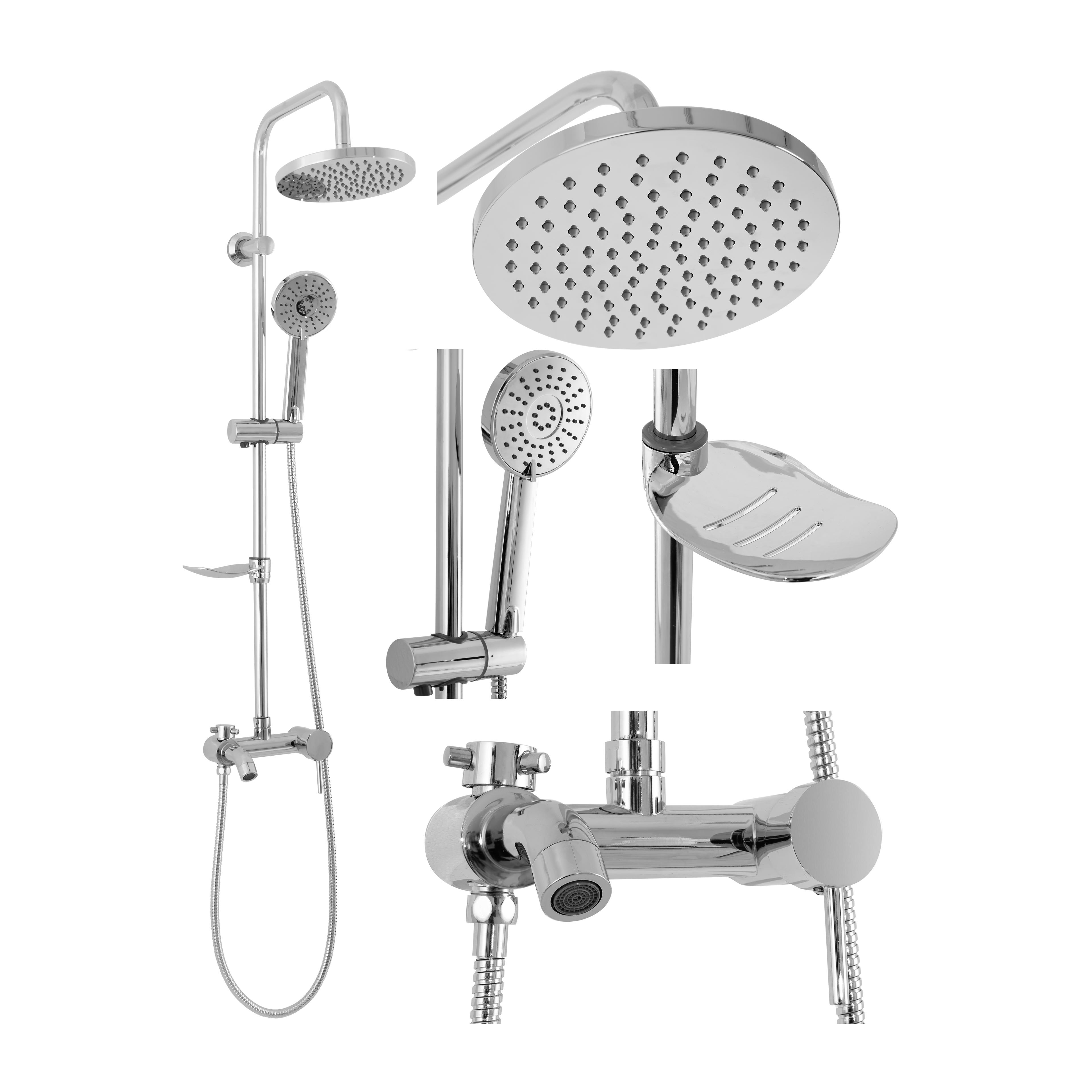 Shower set REA LUIS Chrome