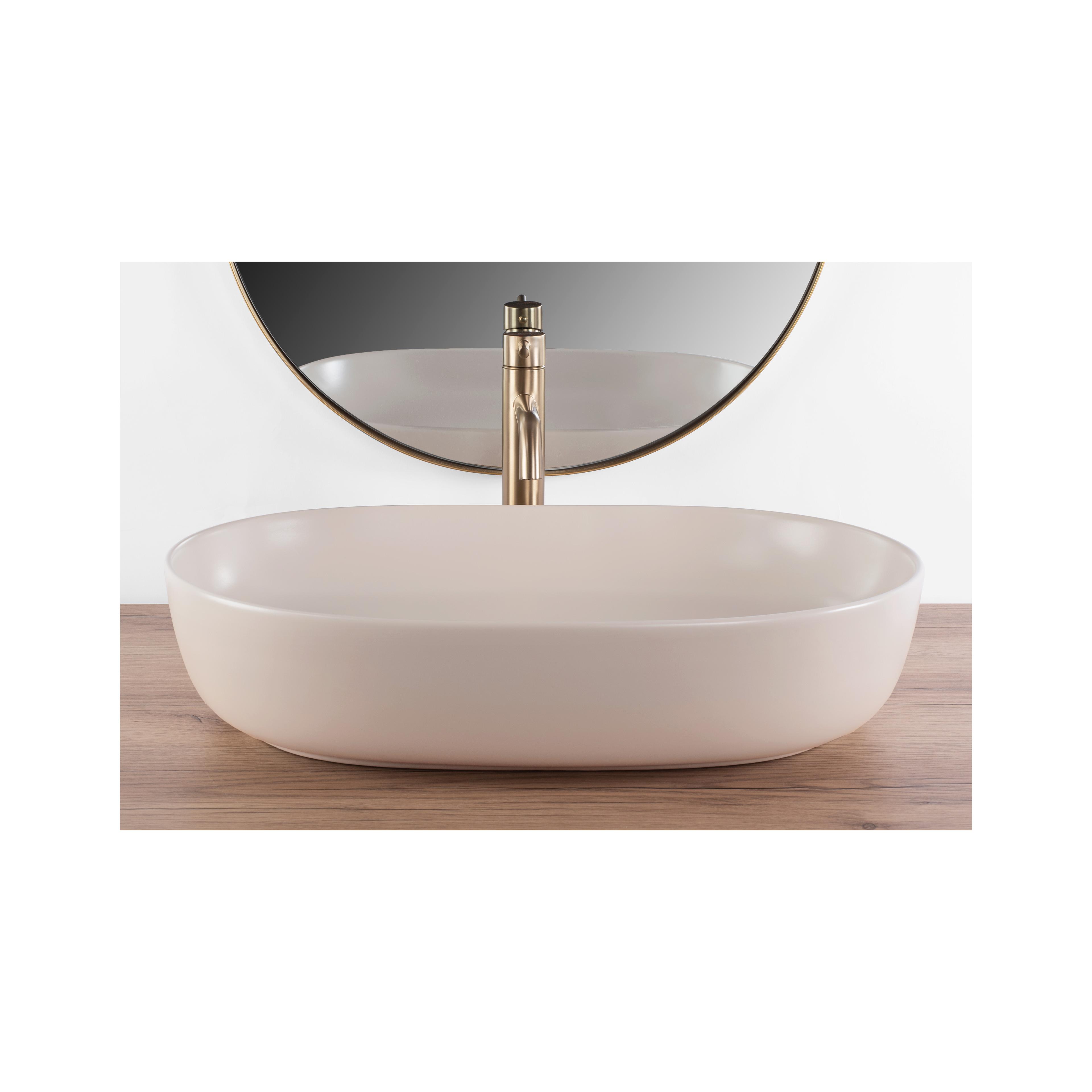 Nadgradni umivaonik Rea CLEO 61 BEIGE MATT