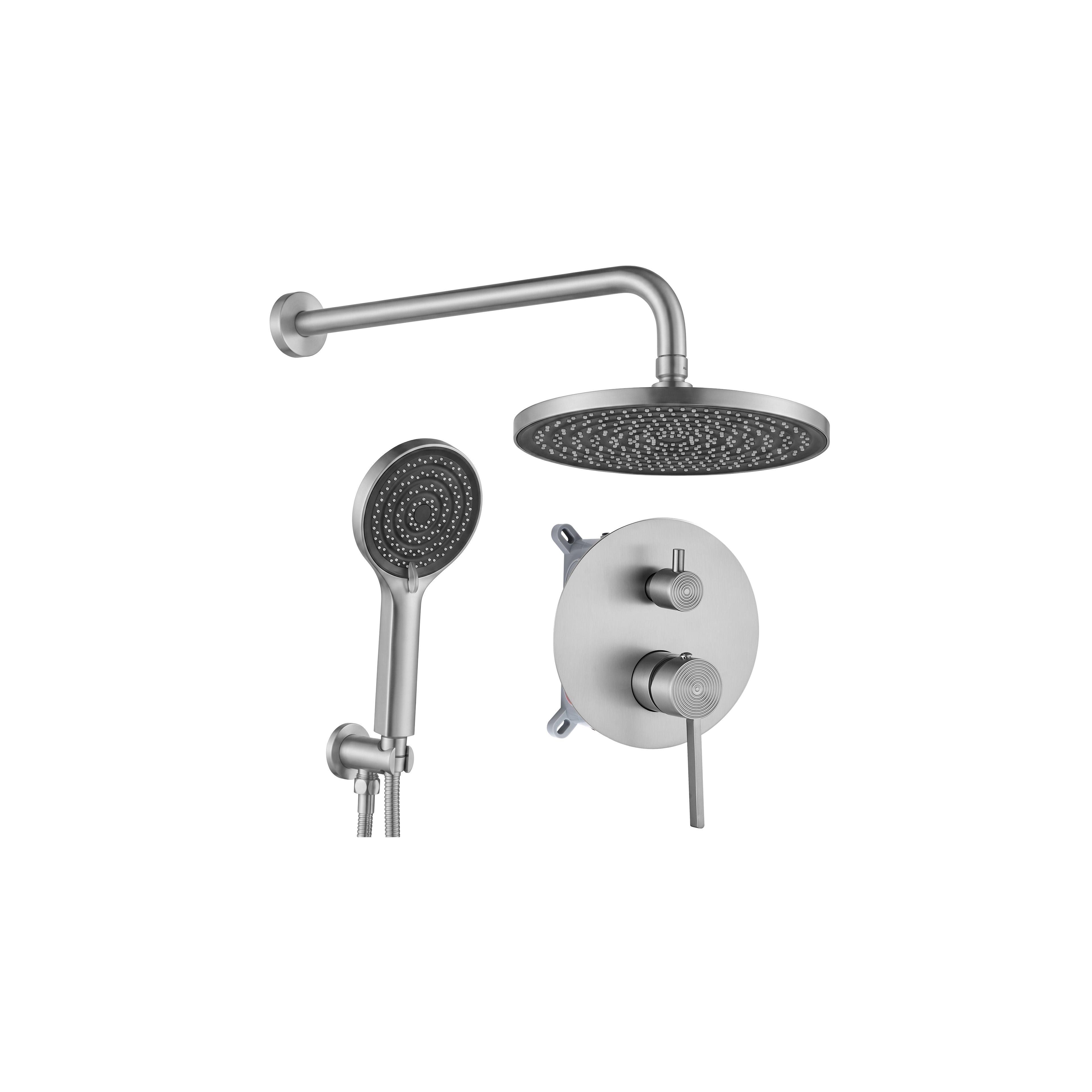 Zuhanyszett rejtett Rea Foster Brush Nickel + box