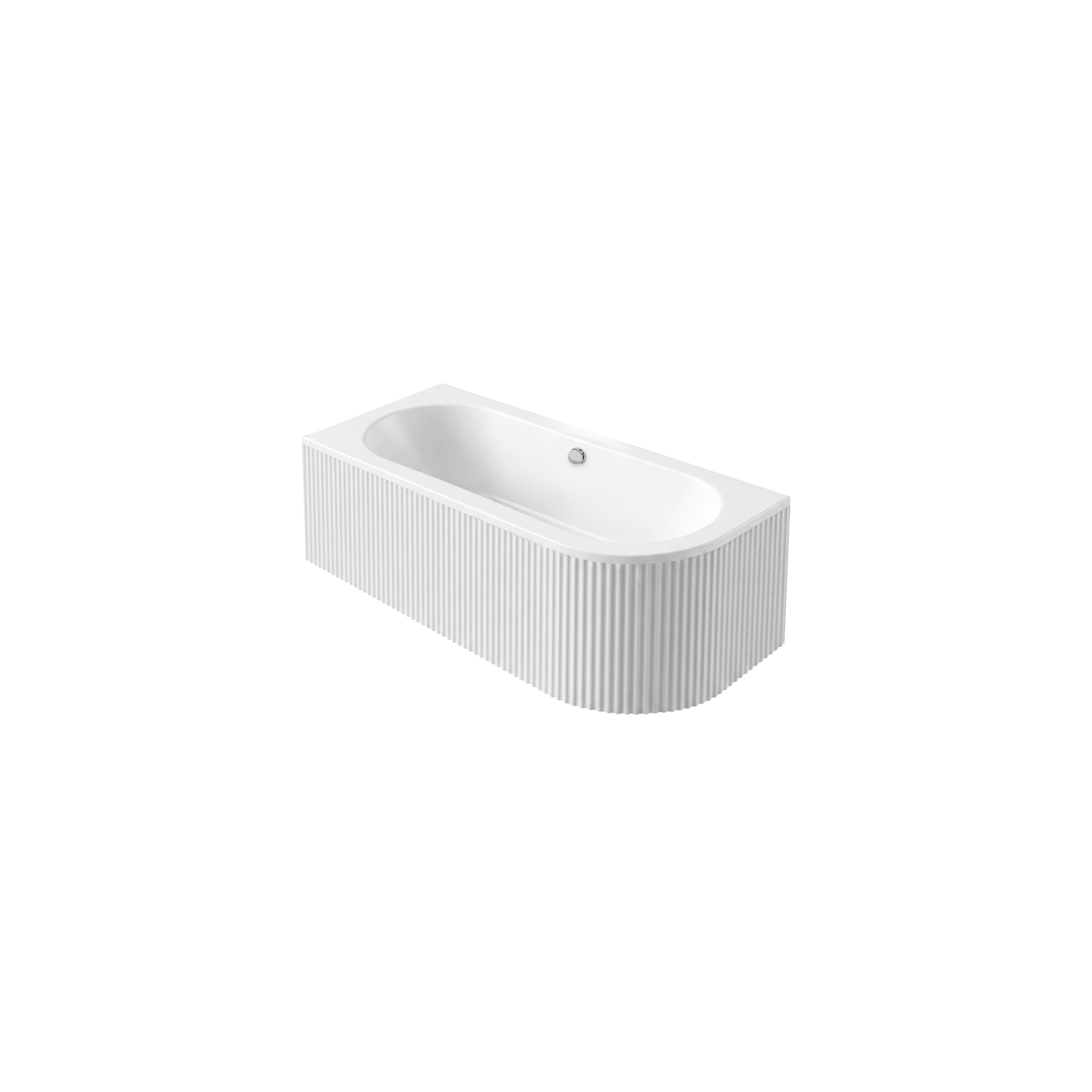 Acryl Eckbadewanne Rea Orion Stripe Left 150cm