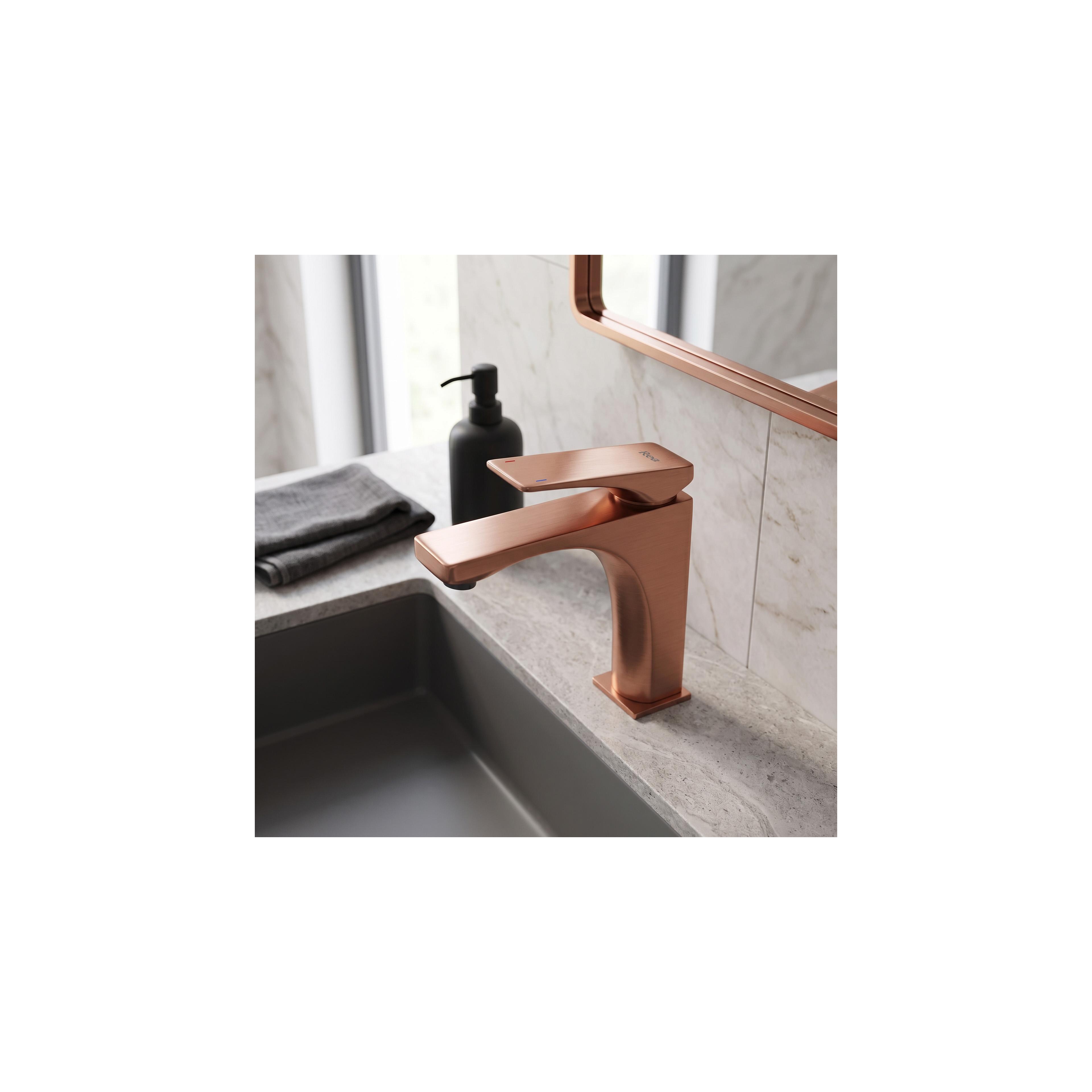 Waschbeckenarmatur PREMIUM Rea Joe Brush Copper low