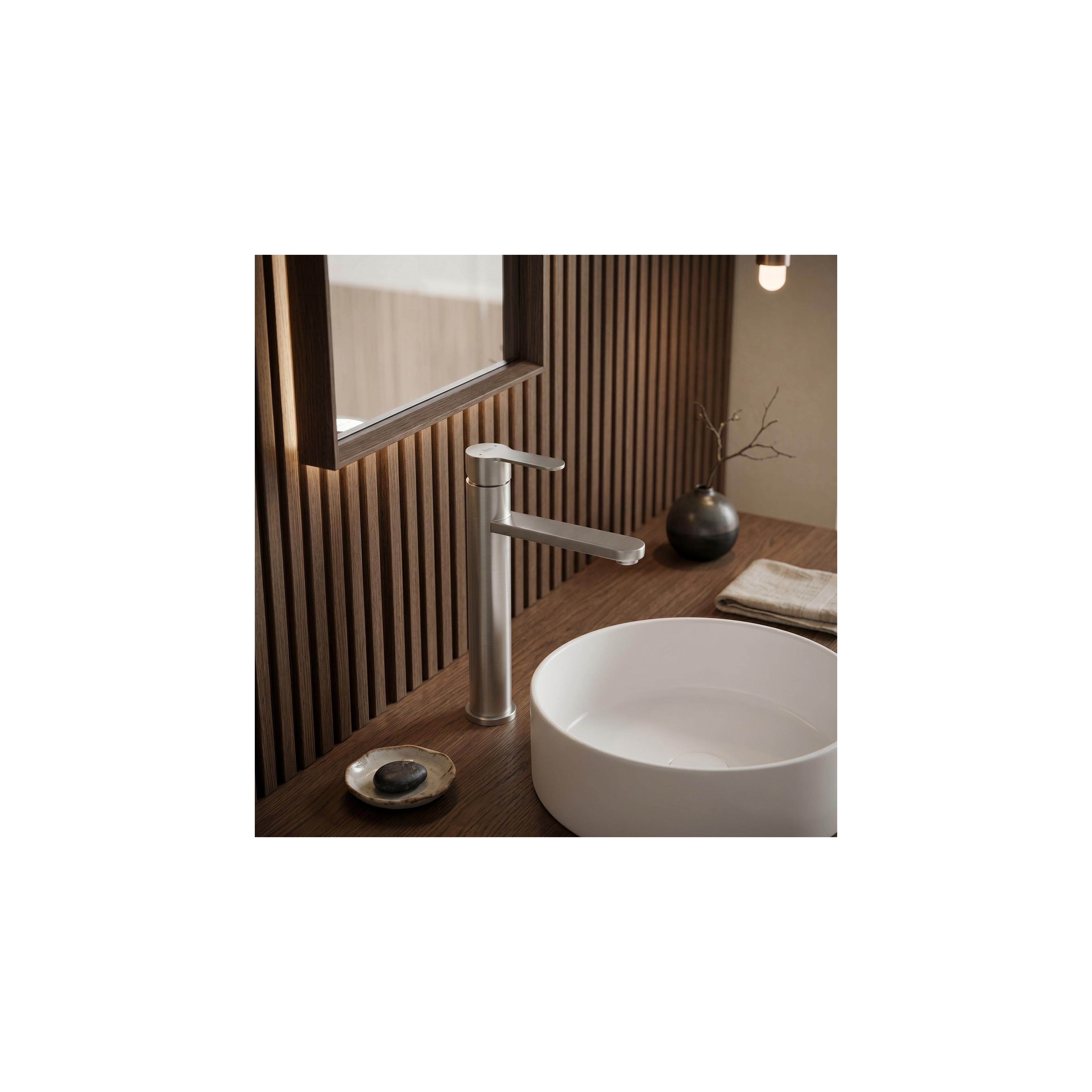 Waschbeckenarmatur Rea Arcos Brush Nickel
