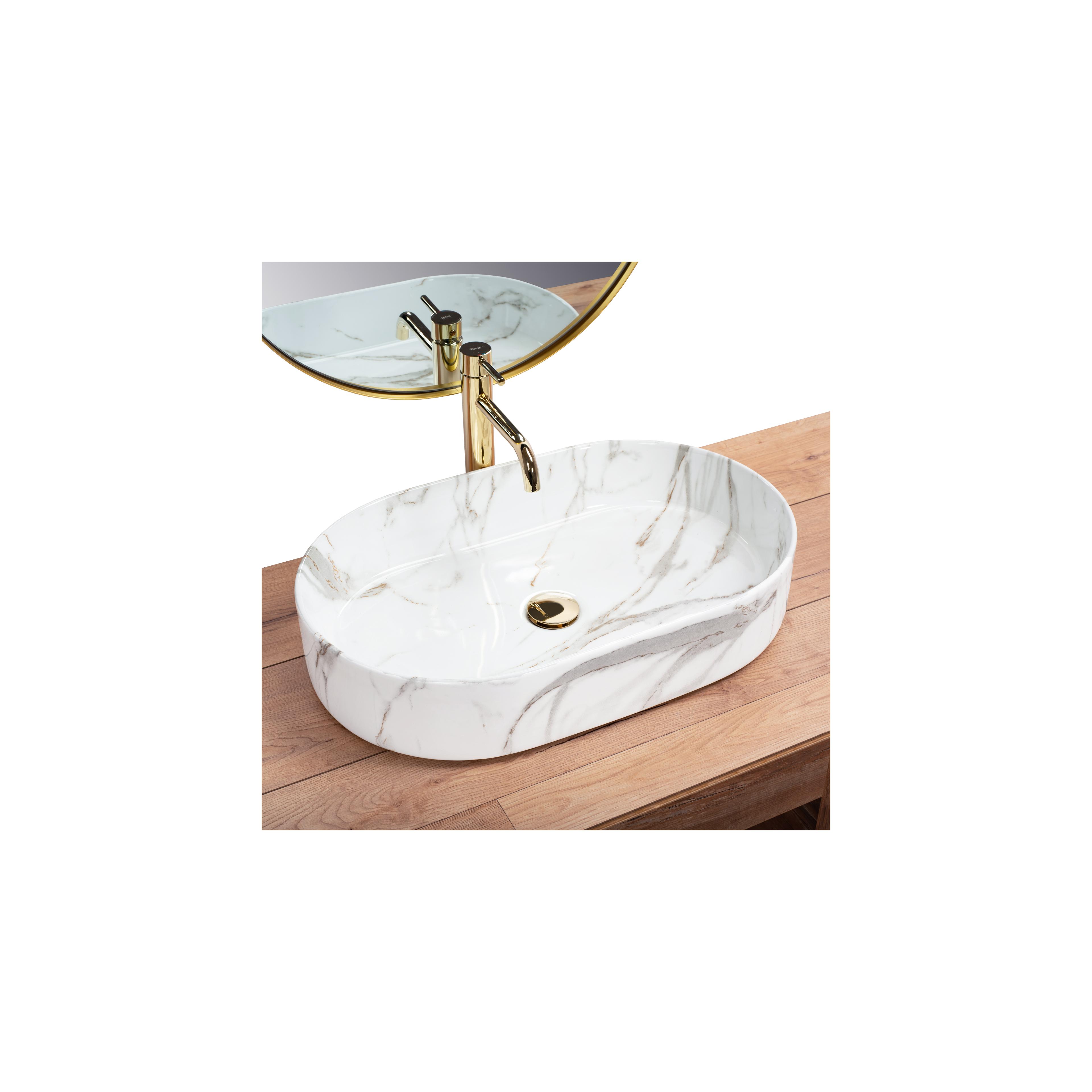 Aufsatzwaschbecken Rea Nadia Shiny Aiax