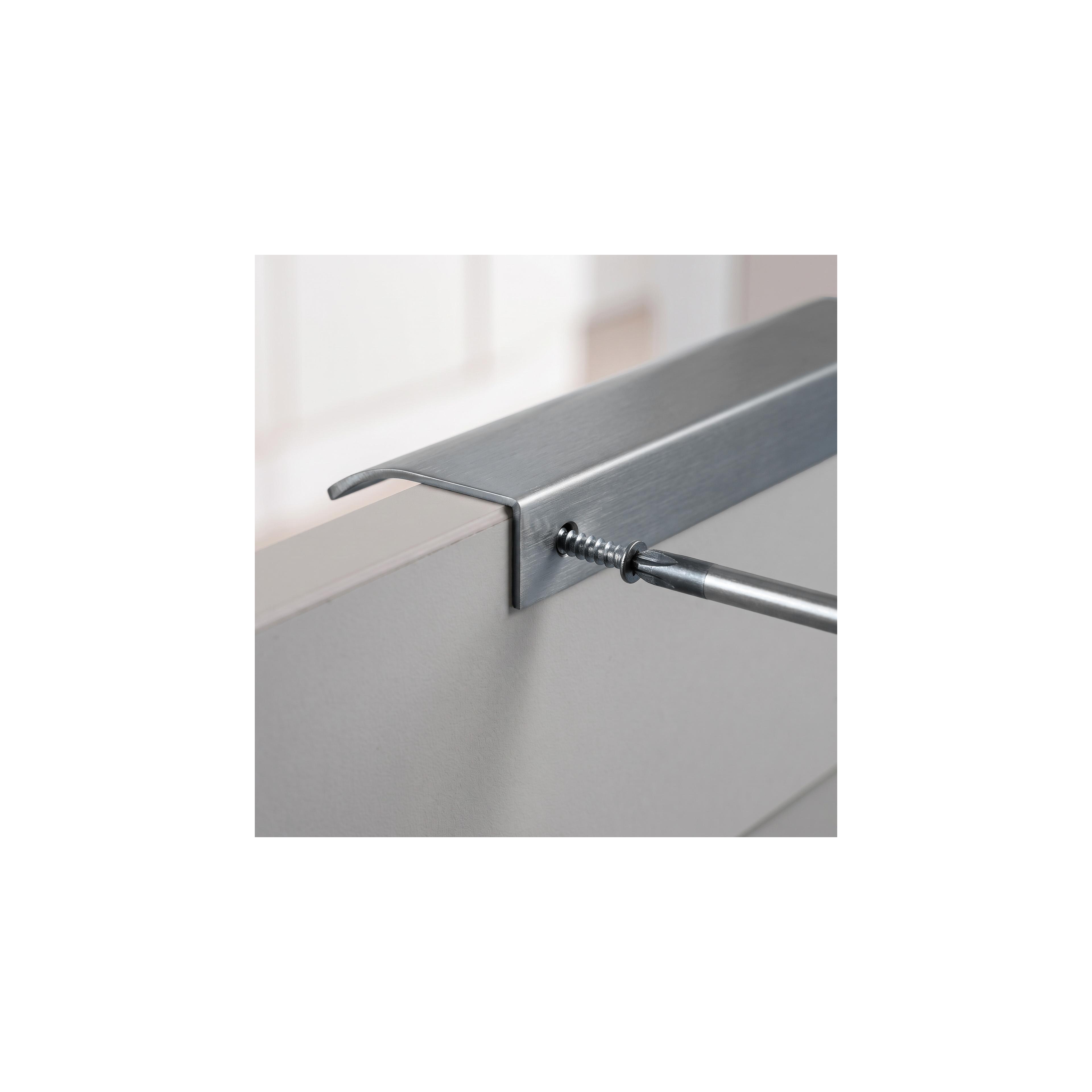 Дръжка за шкаф REA Mono / Core 2бр. Brush Steel