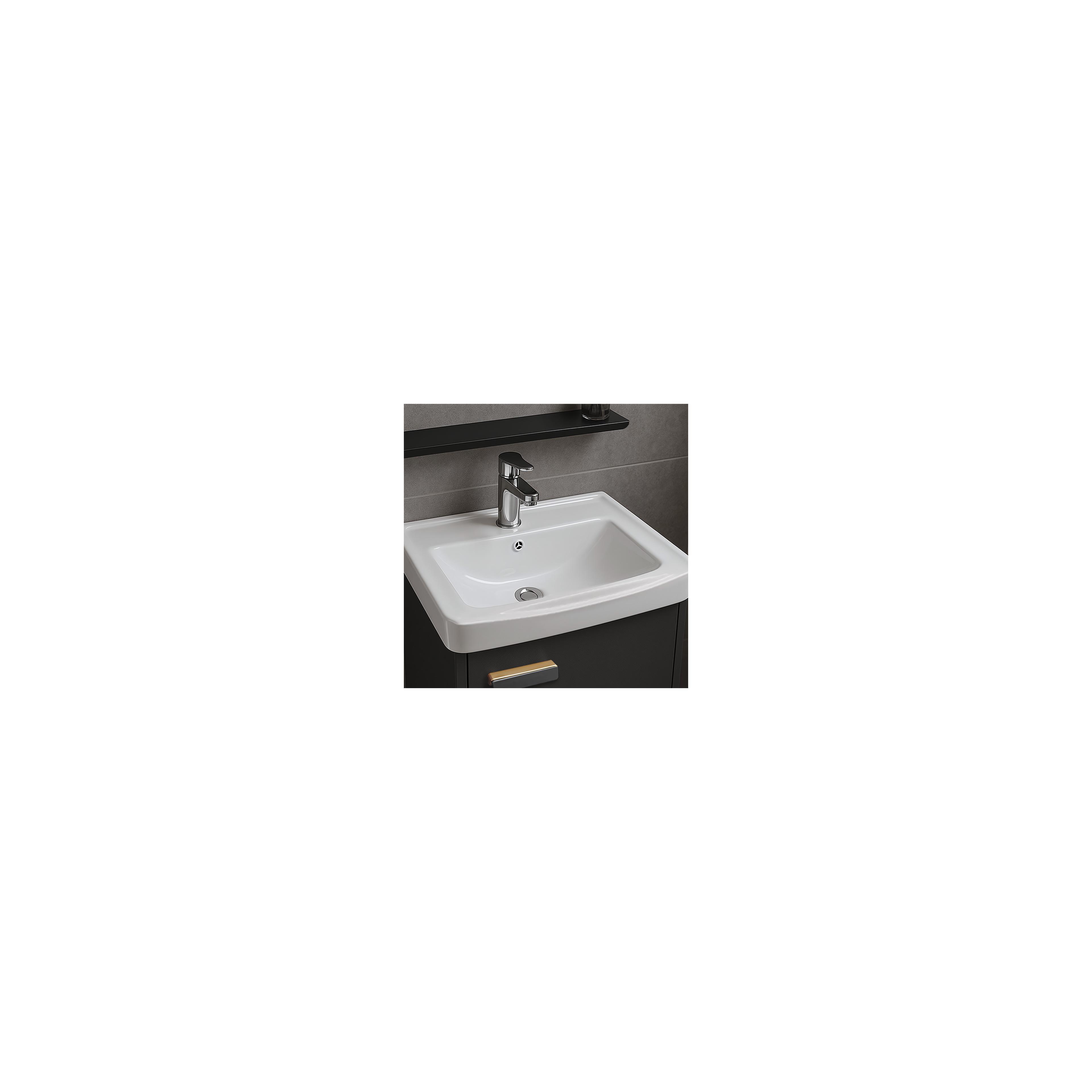 Badezimmermöbel-Set mit Waschbecken Molly 40cm Grey