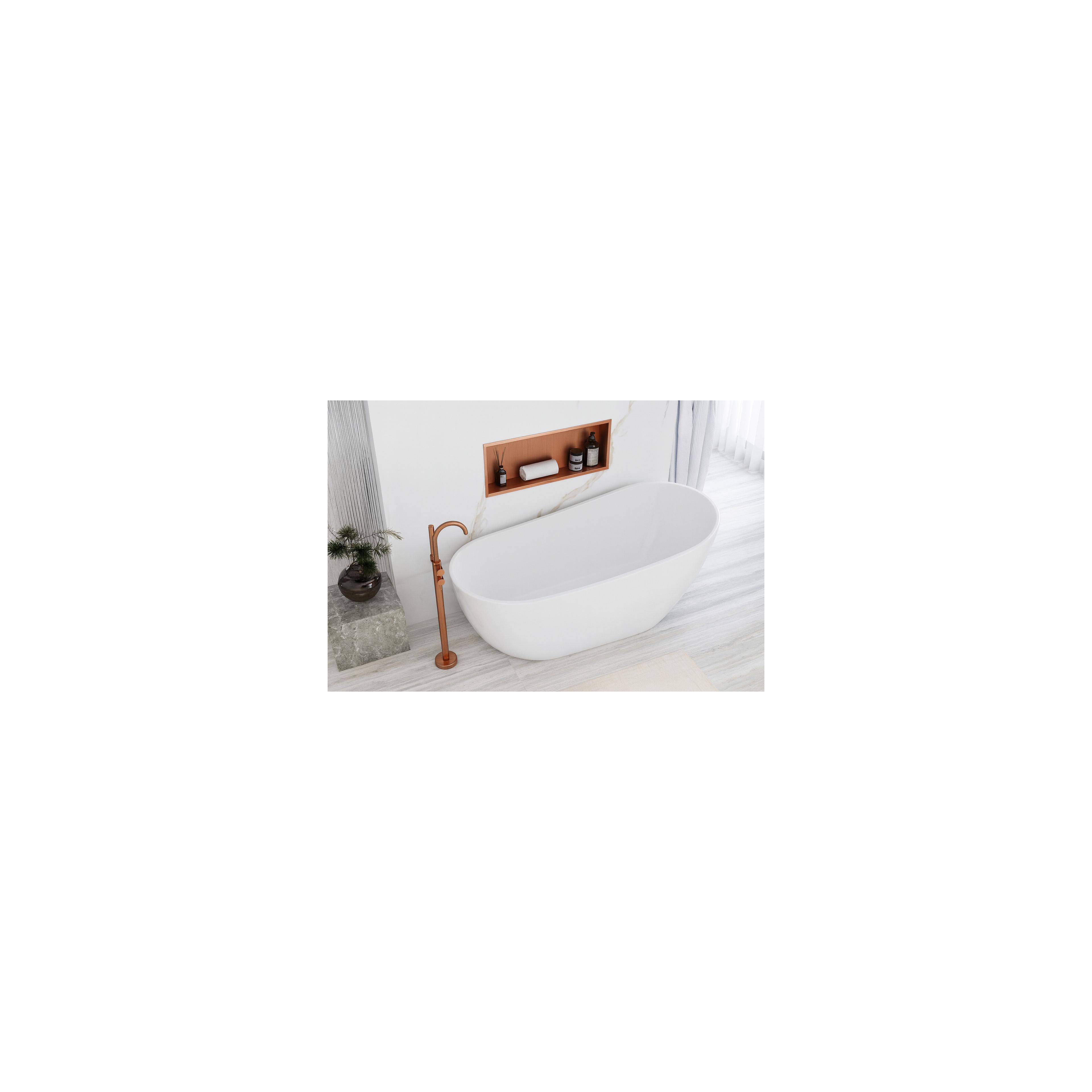 bathroom shelf 30x60 brush copper
