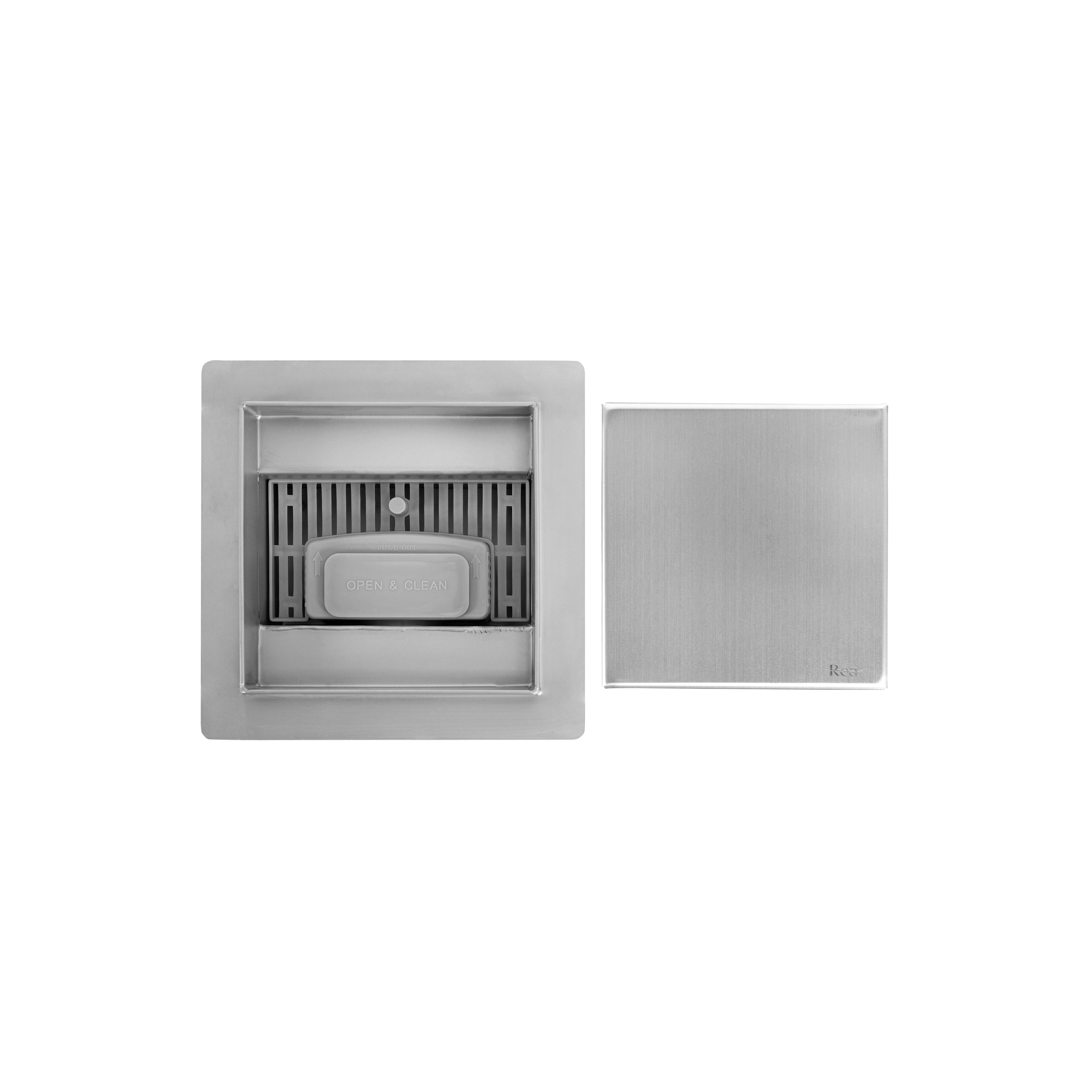 Linijinis nutekėjimas REA NEO Nickel Brush  12x12
