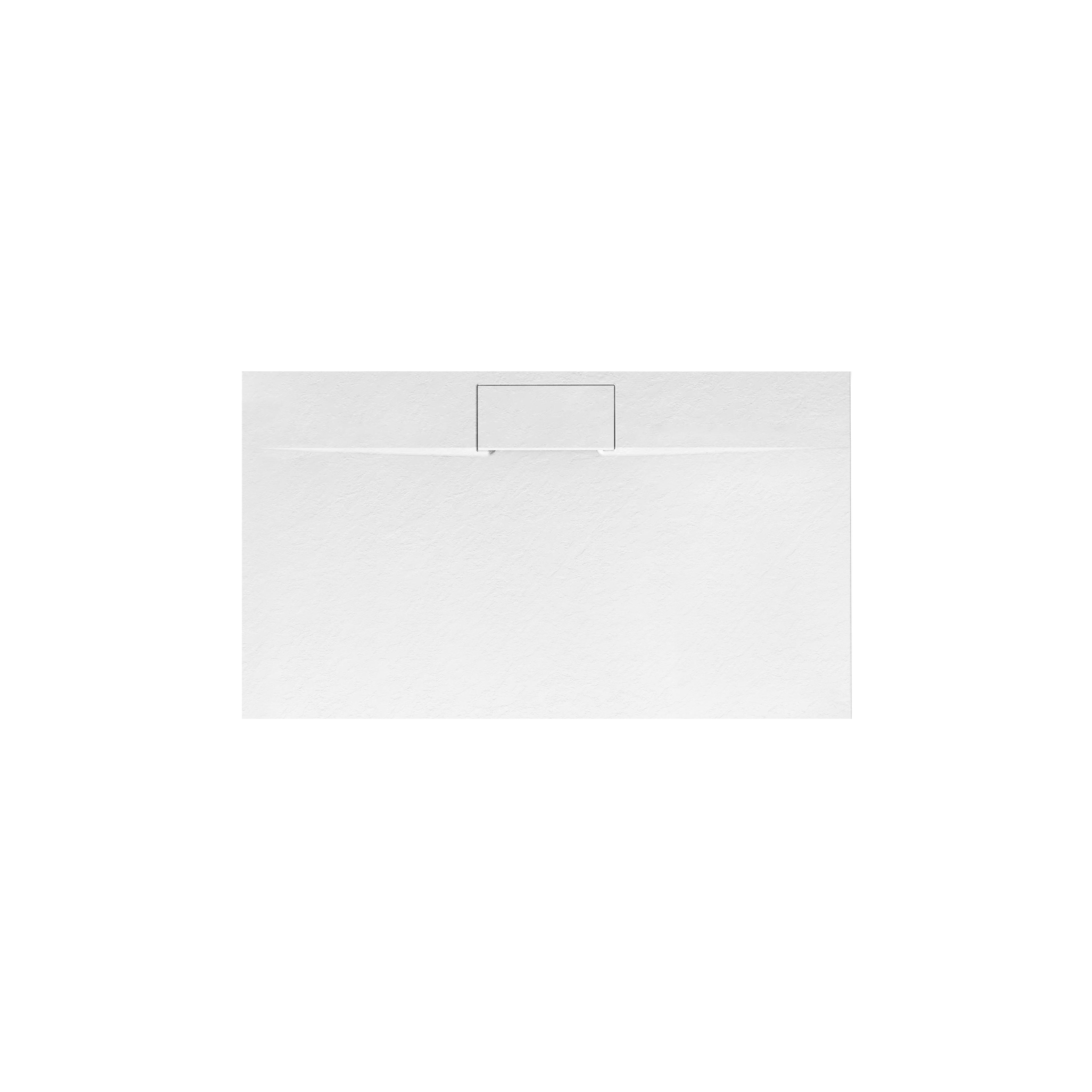 Dušas paliktnis Bazalt Long White 80x120