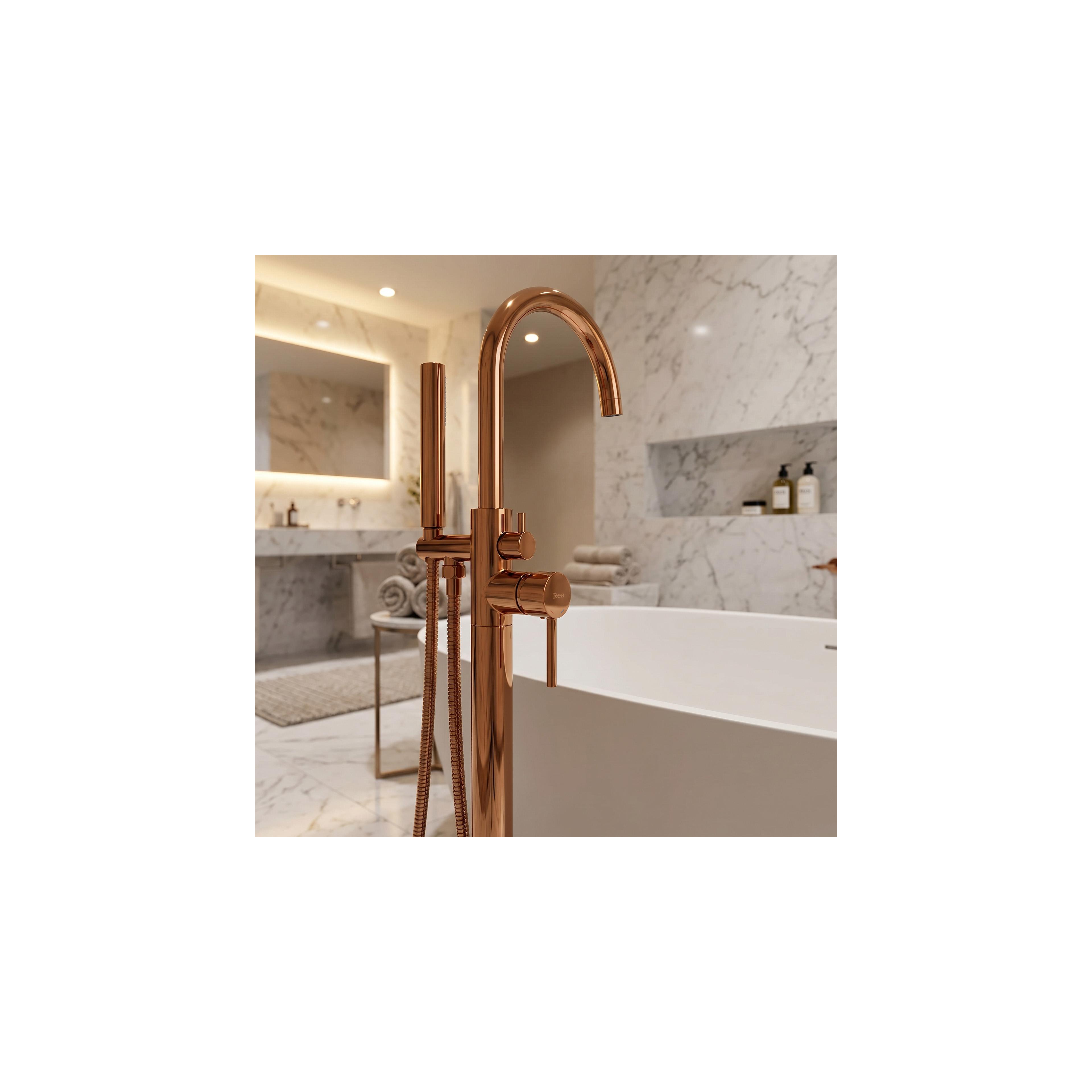 Robinet autoportant Rea Lungo Copper